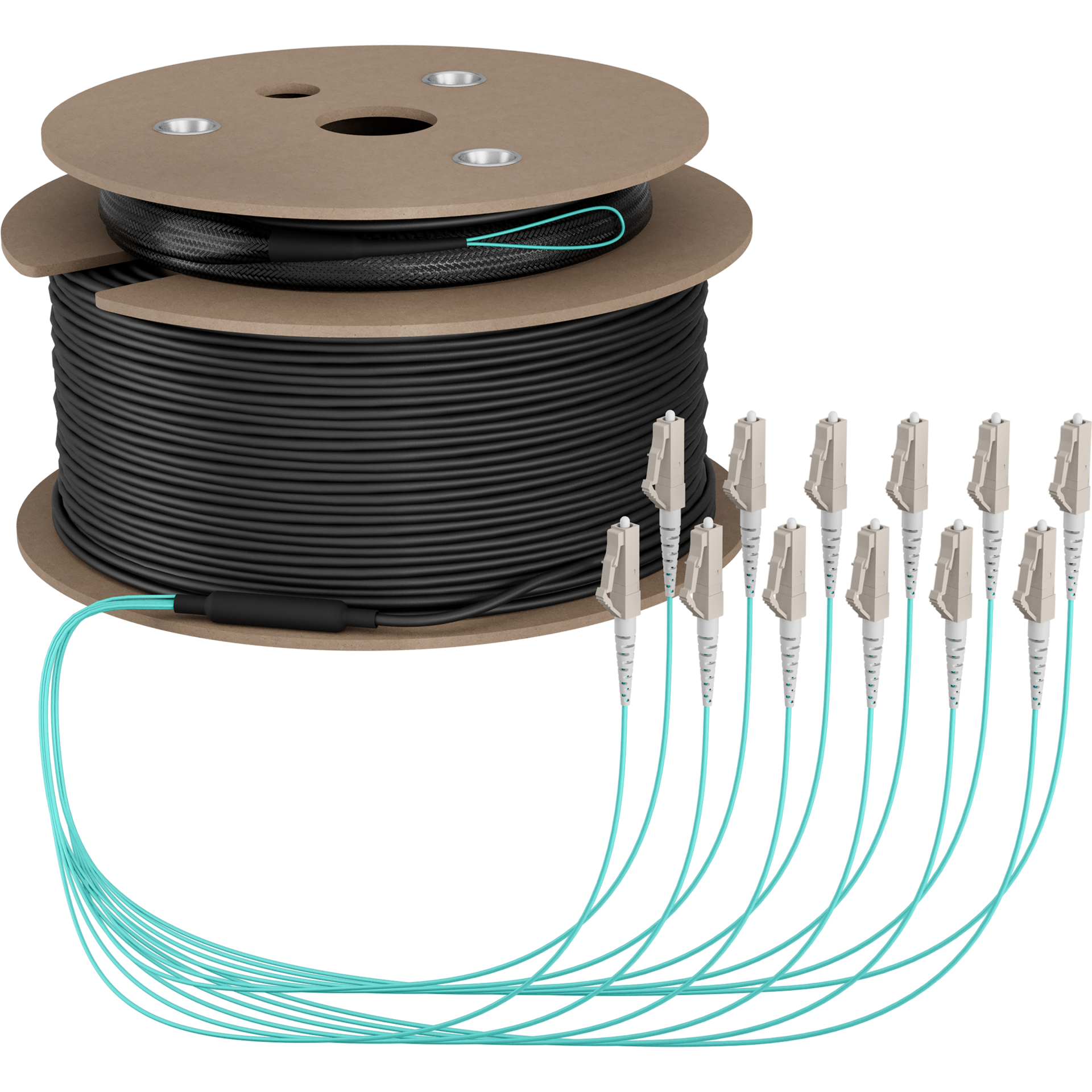 Trunk cable U-DQ(ZN)BH OM3 12G (1x12) LC-LC,150m Dca LSZH