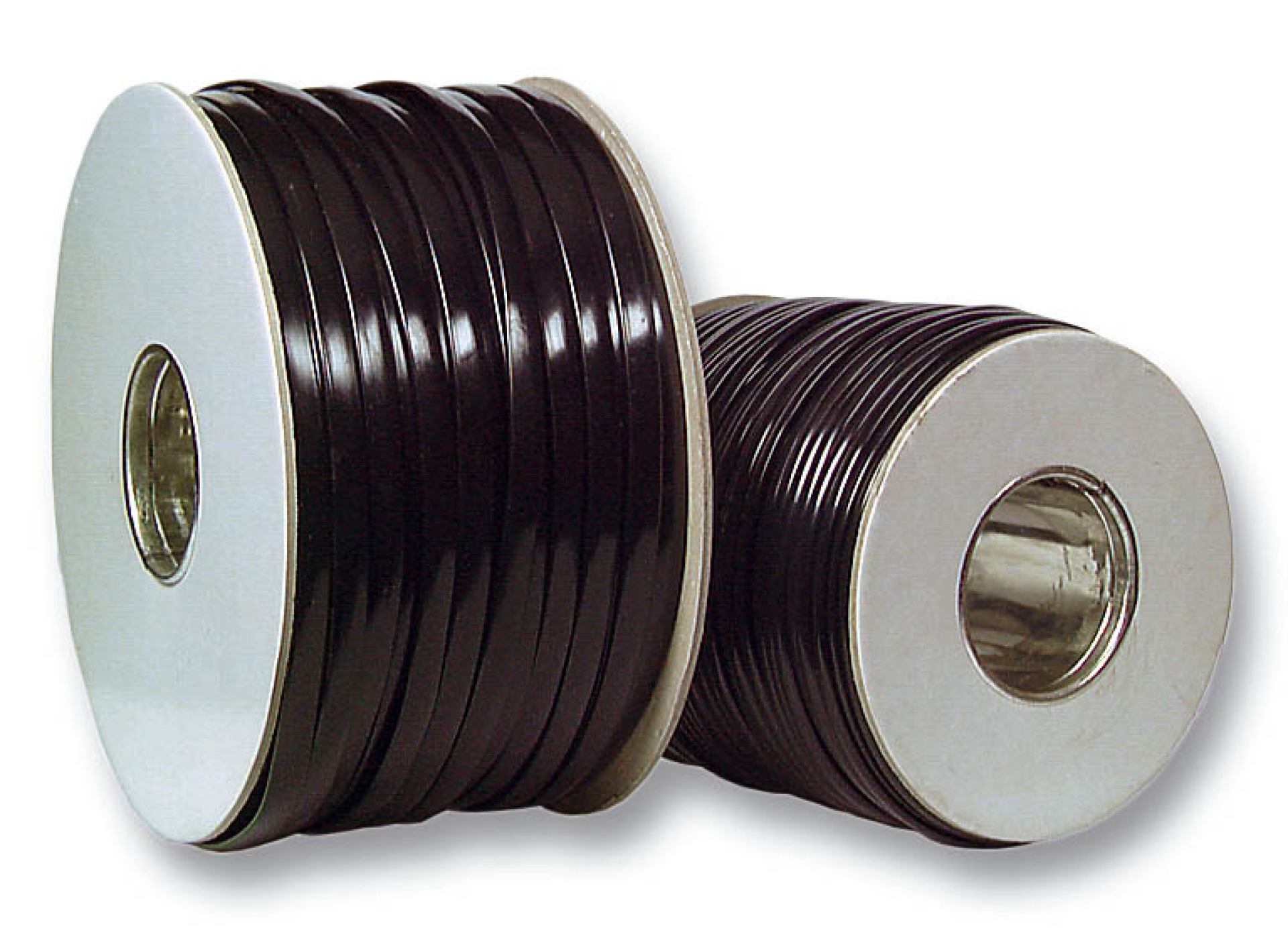 Modular Flat Cable, 8-pole black, 100 m reel