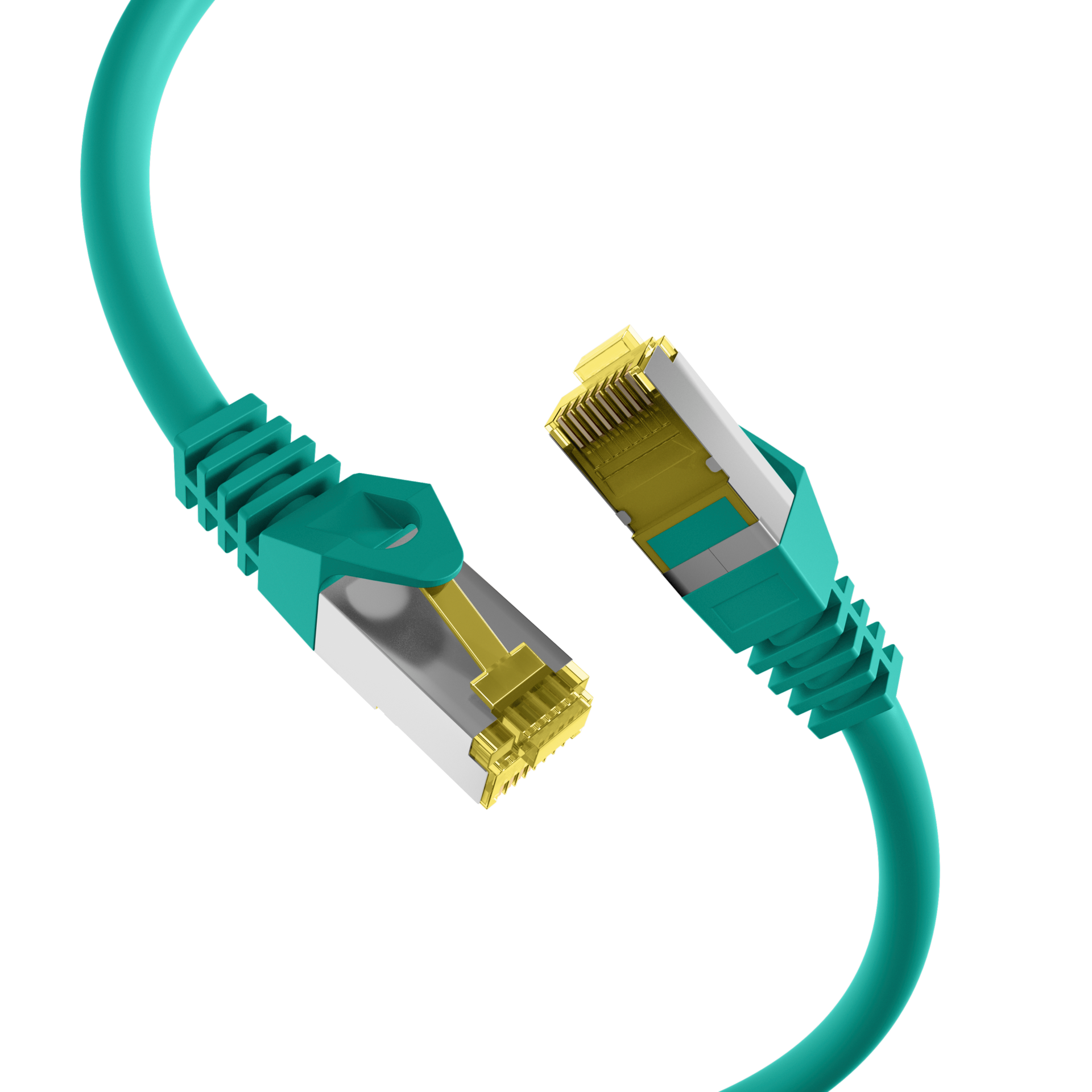 RJ45 Patchkabel Cat.6A S/FTP LSZH  Cat.7 Rohkabel grün 30m