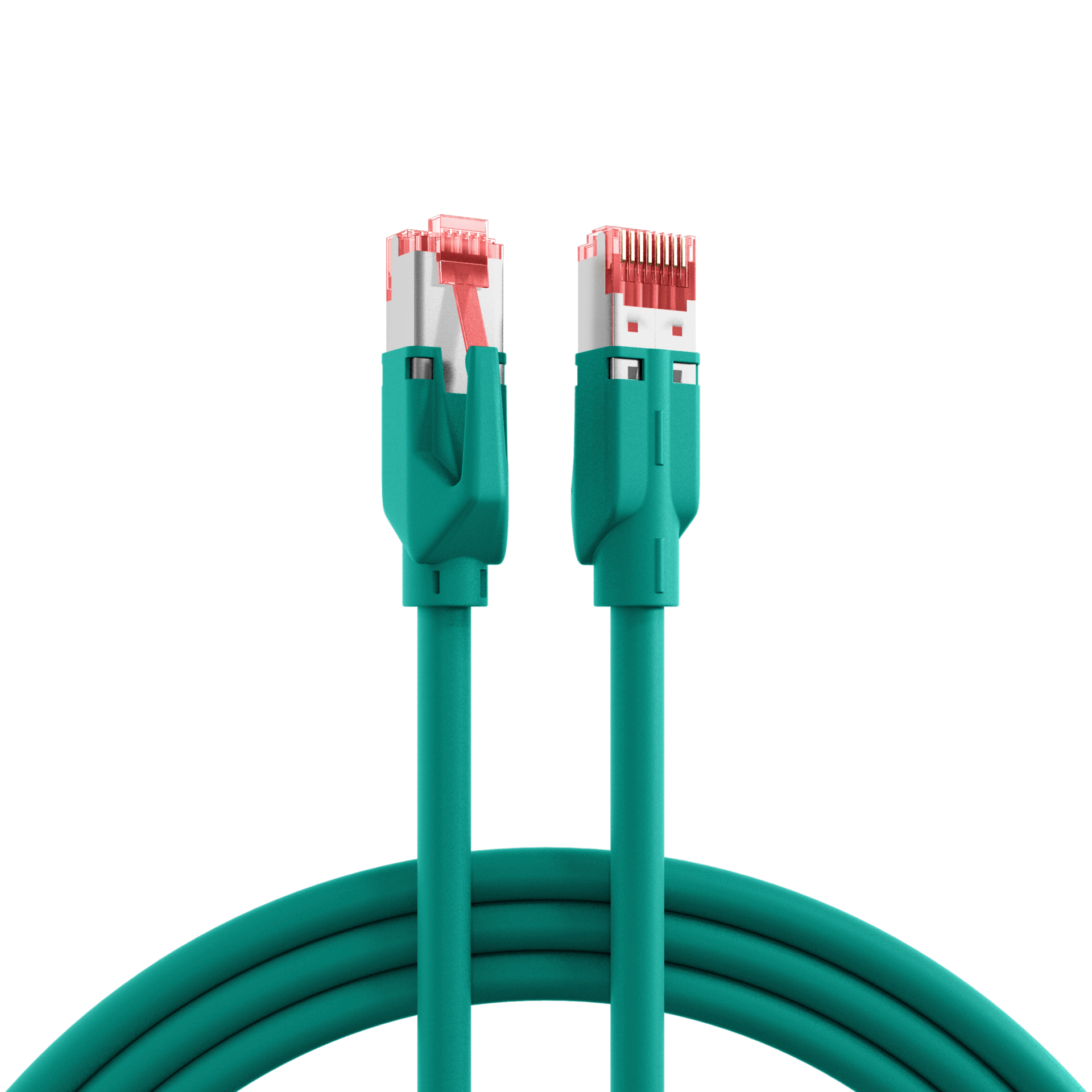 RJ45 Patch Cord Cat.7 S/FTP LSZH TM21 green 2m