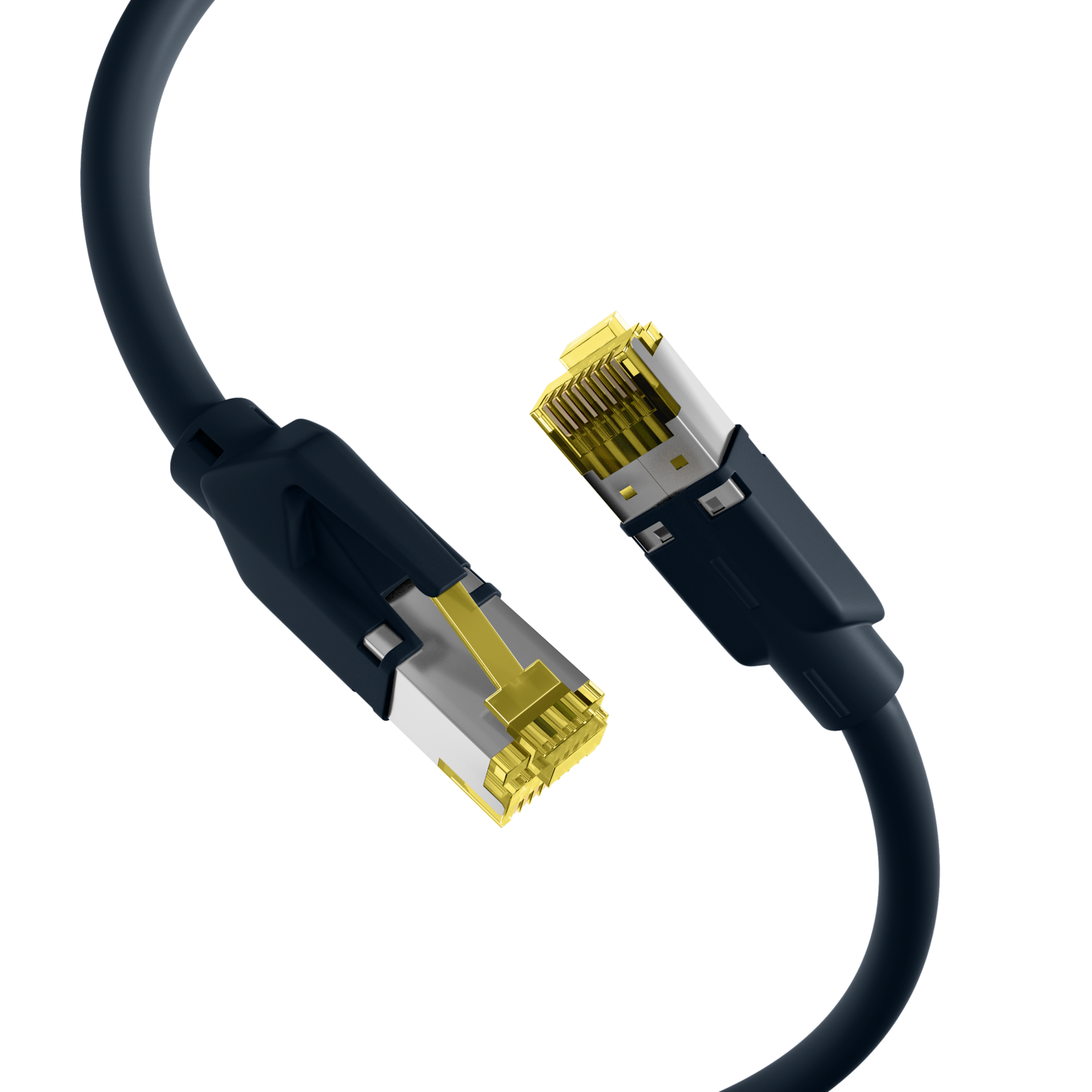 RJ45 Patchkabel Cat.6A S/FTP LSZH  Dätwyler 7702 TM31 schwarz 15m