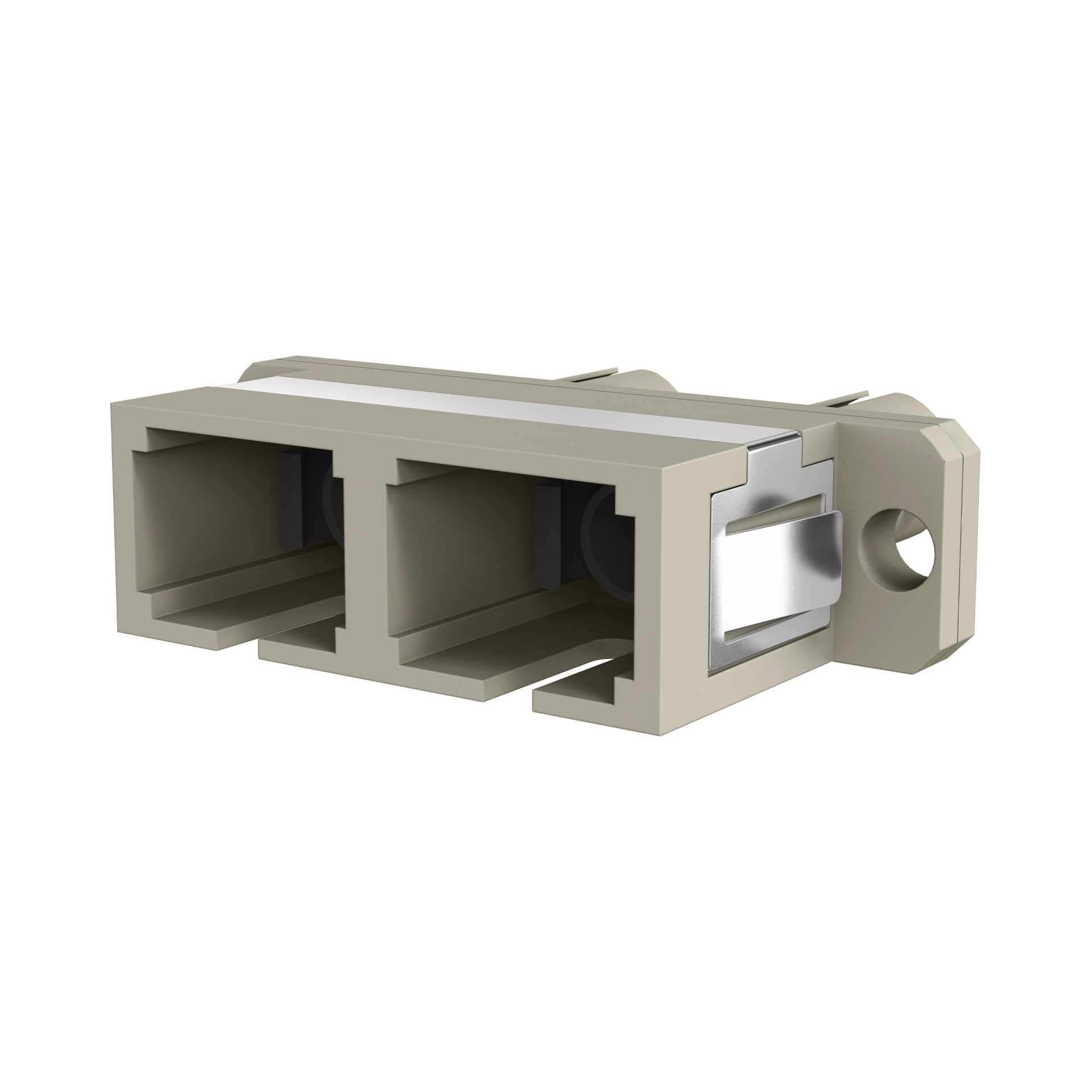Kupplung SC-ST Duplex OM1-5 beige 