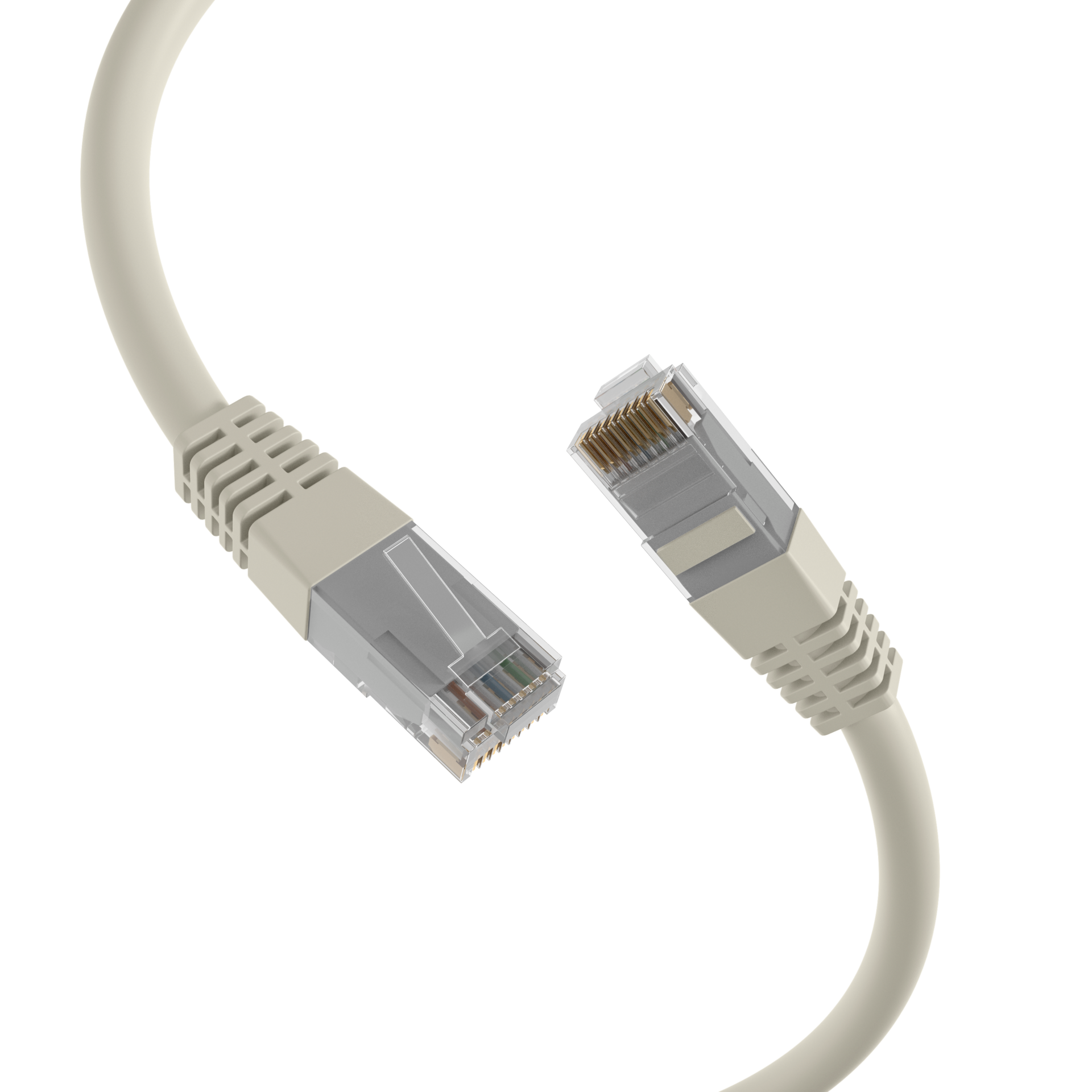 RJ45 Patch Cord Cat.6 U/UTP PVC CCA grey 3m