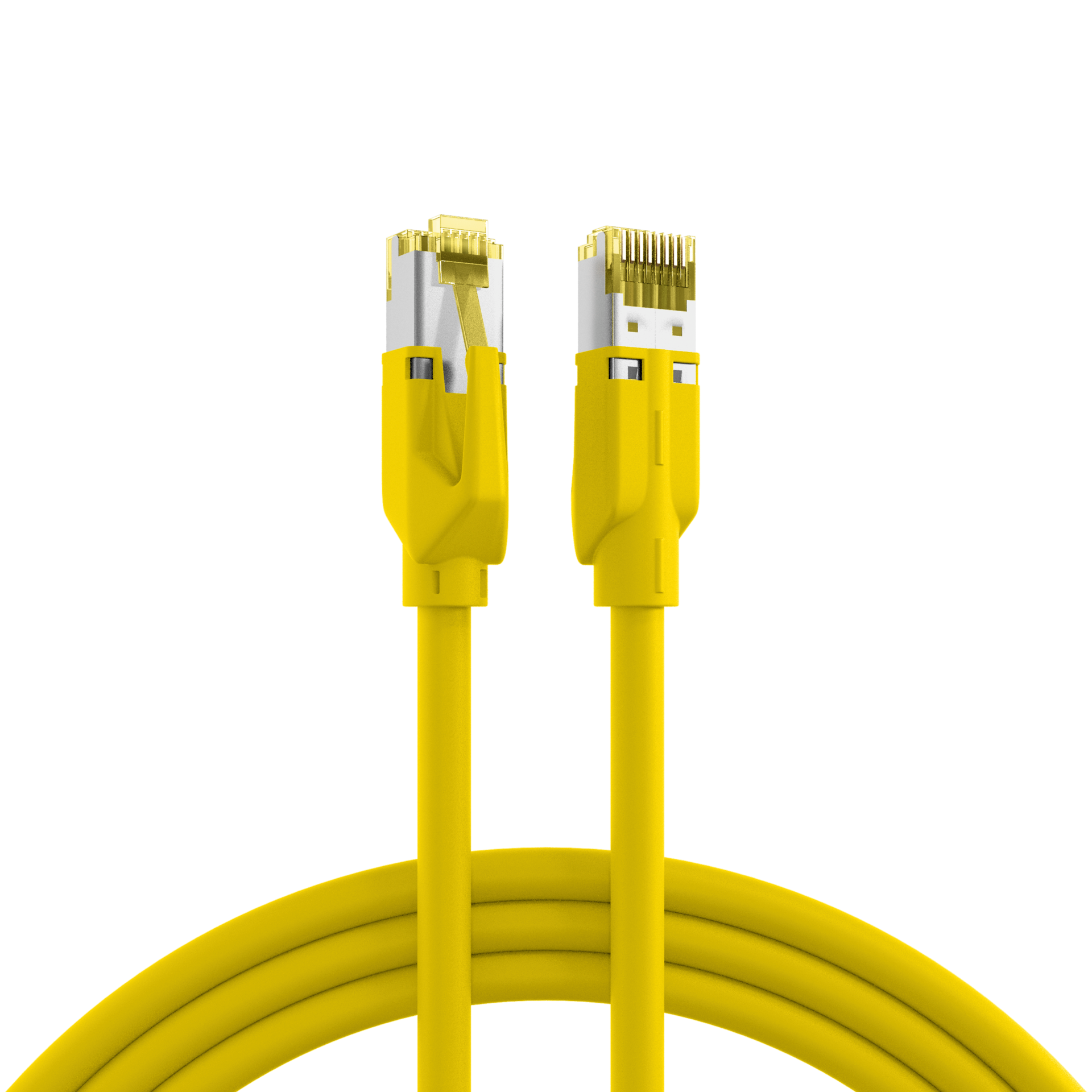 RJ45 Patch Cord Cat.6A S/FTP LSZH Draka UC900 TM31 yellow 40m