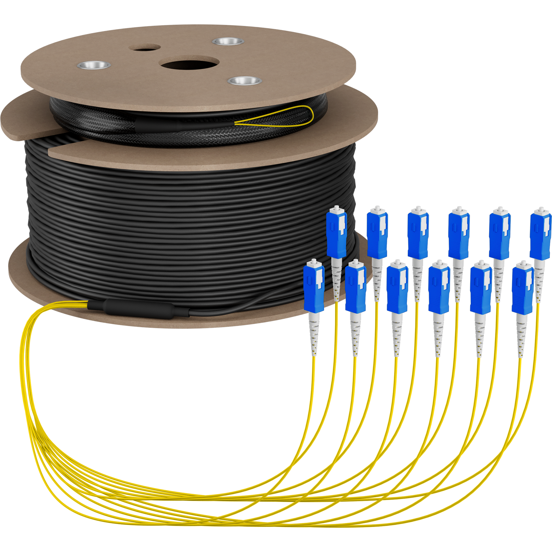 Trunk cable U-DQ(ZN)BH OS2 12E (1x12) SC-SC,180m Dca LSZH
