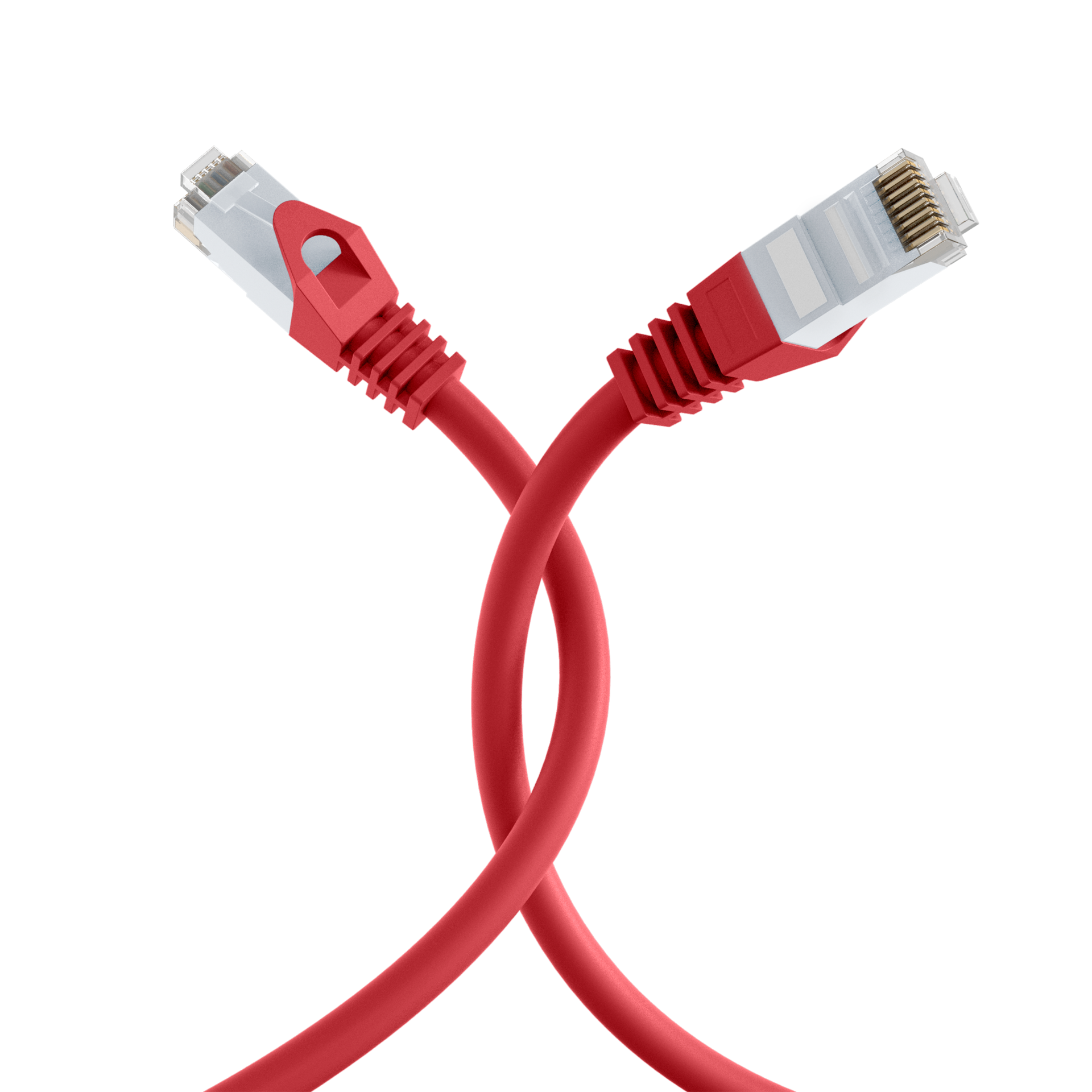 RJ45 Patch Cord Cat.6 U/UTP LSZH CCA red 10m