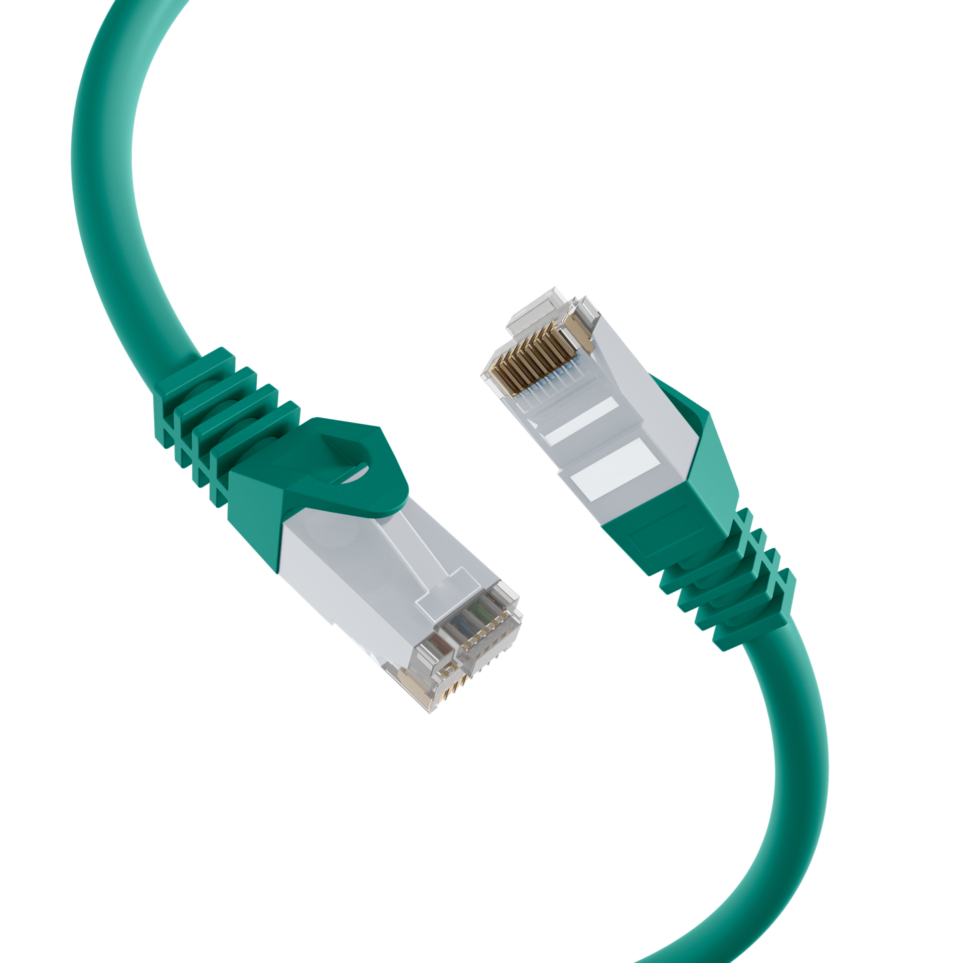 RJ45 Patchkabel Cat.6 U/UTP LSZH  CCA grün 10m