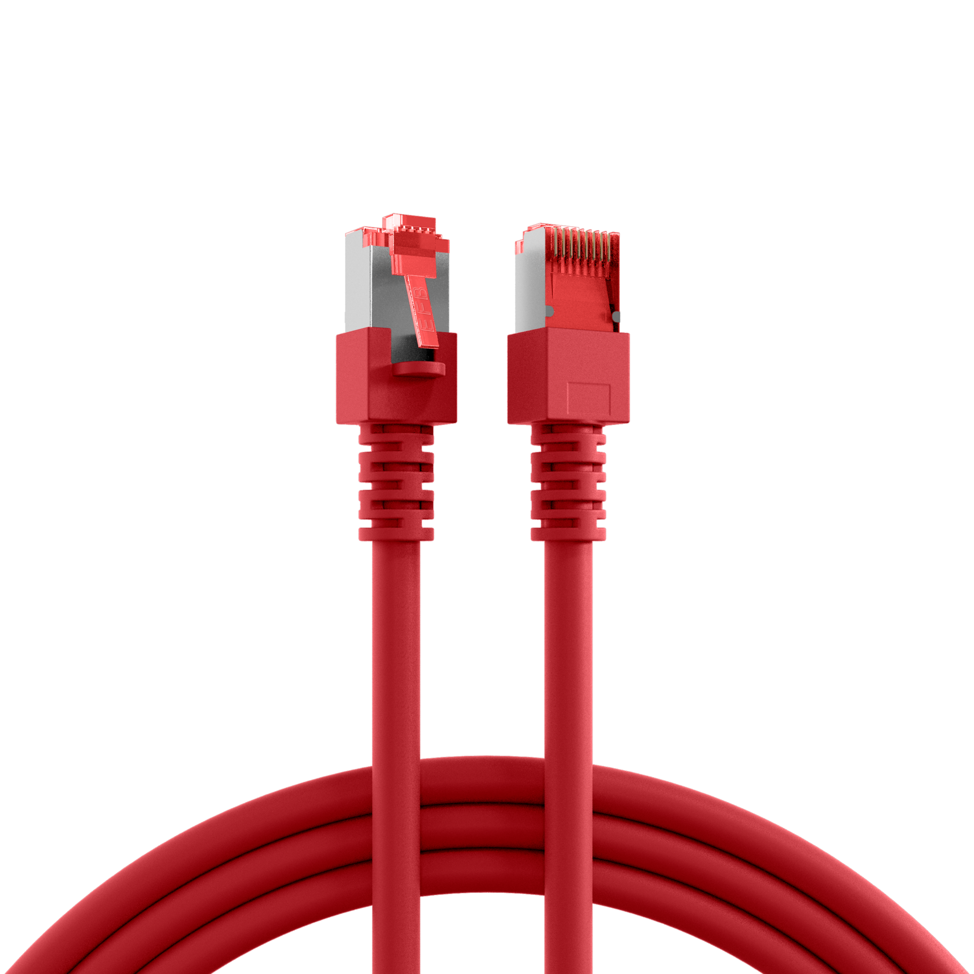 RJ45 Patch Cord Cat.6 S/FTP LSZH red 0,5m