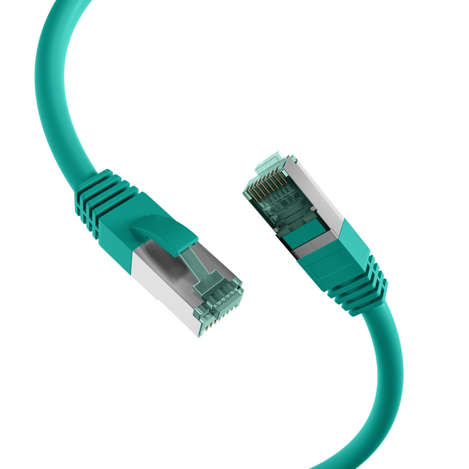 RJ45 Patchkabel Cat.6A S/FTP LSZH  grün 25m