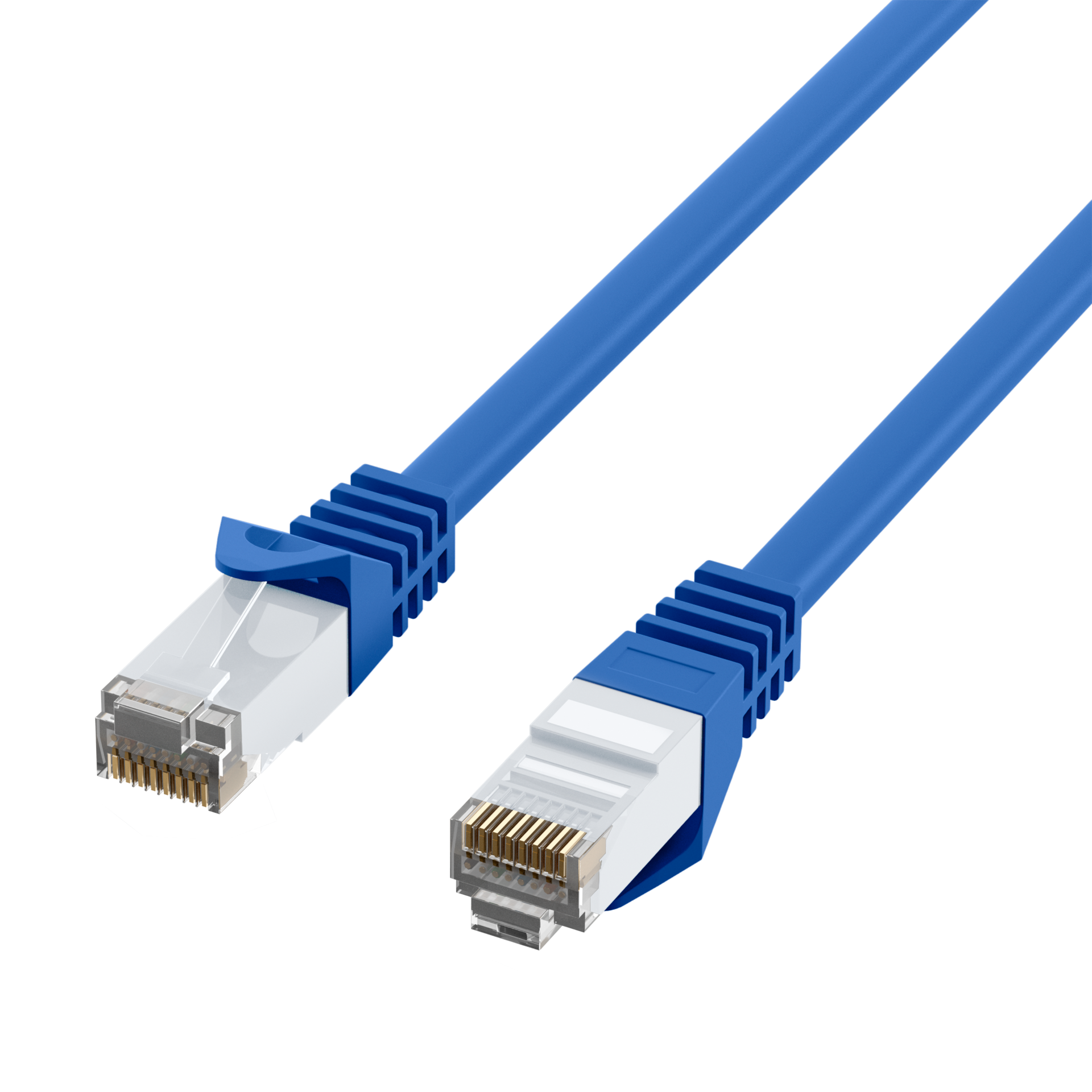 RJ45 Patch Cord Cat.6 U/UTP LSZH CCA blue 10m