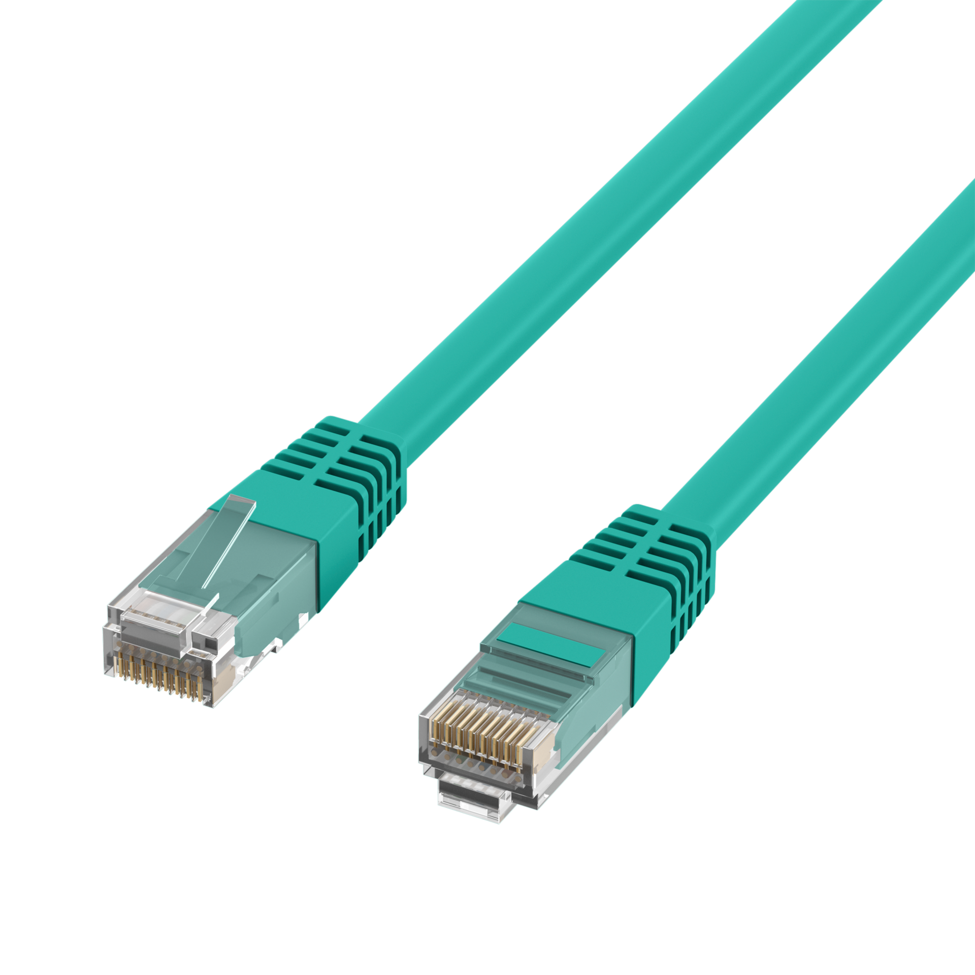 RJ45 Patchkabel Cat.6 U/UTP PVC  CCA grün 3m