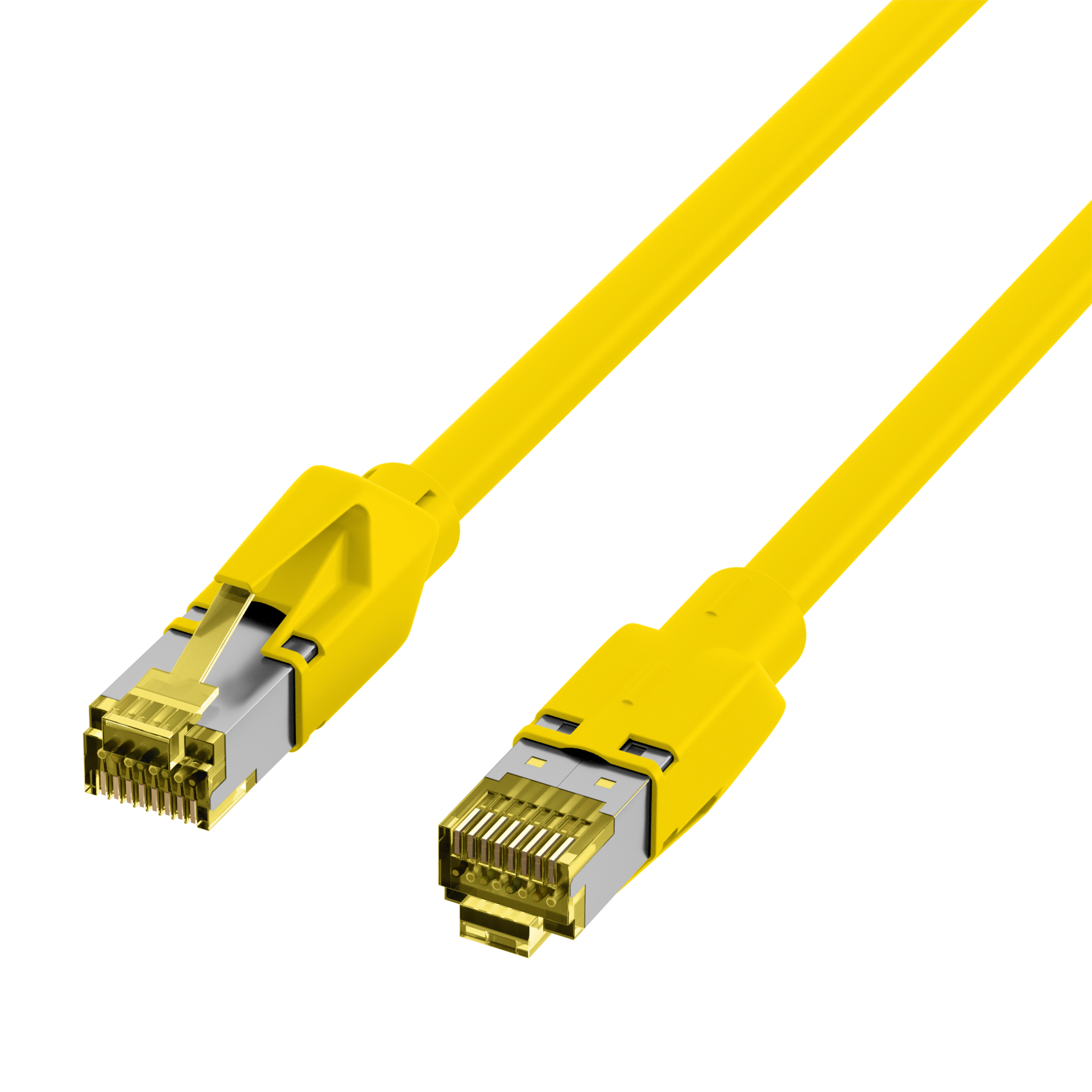 RJ45 Patchkabel Cat.6A S/FTP LSZH  Dätwyler 7702 TM31 gelb 5m