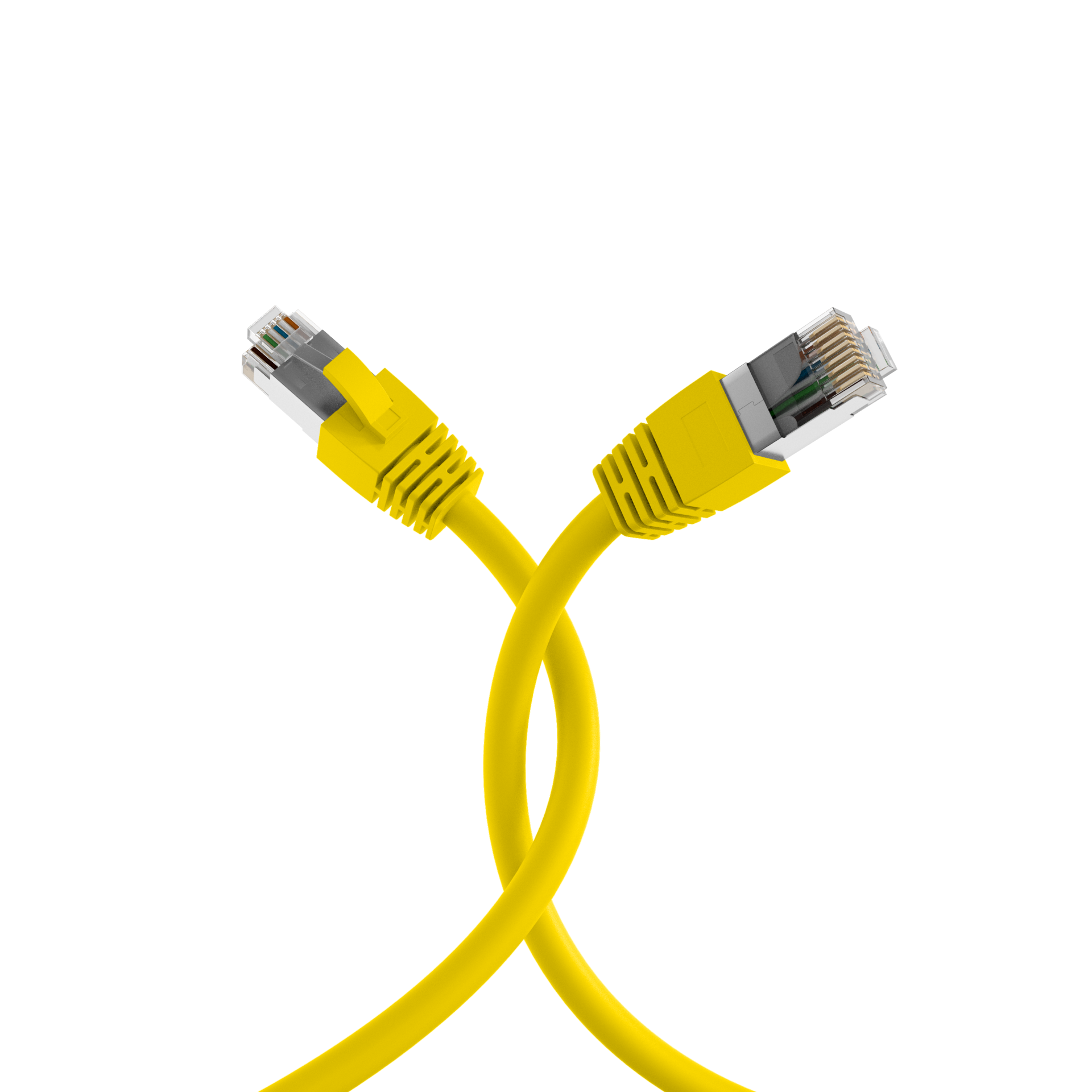 RJ45 Patchkabel Cat.8.1 S/FTP LSZH BC gelb 5m