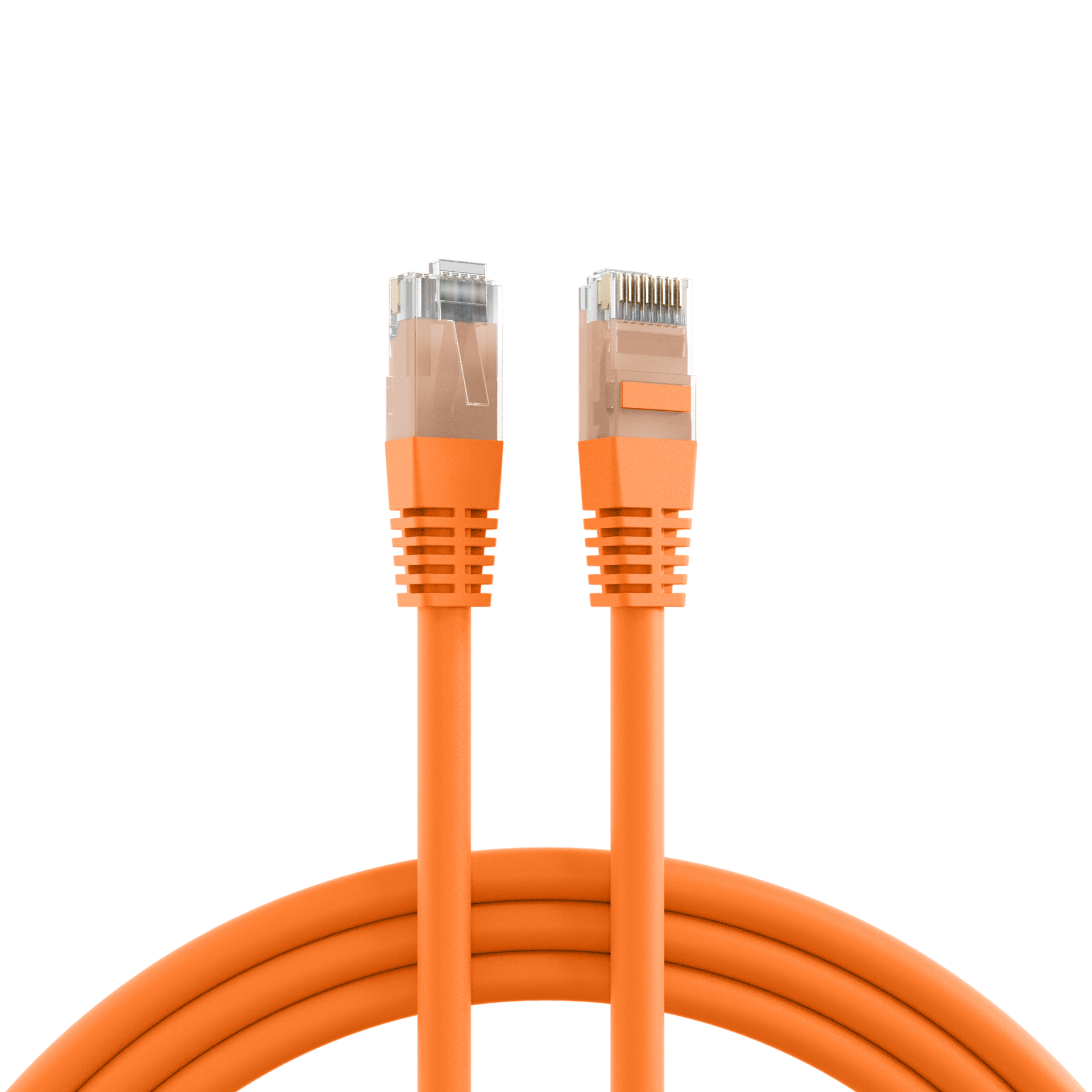 RJ45 Patchkabel Cat.6 U/UTP PVC  CCA orange 3m