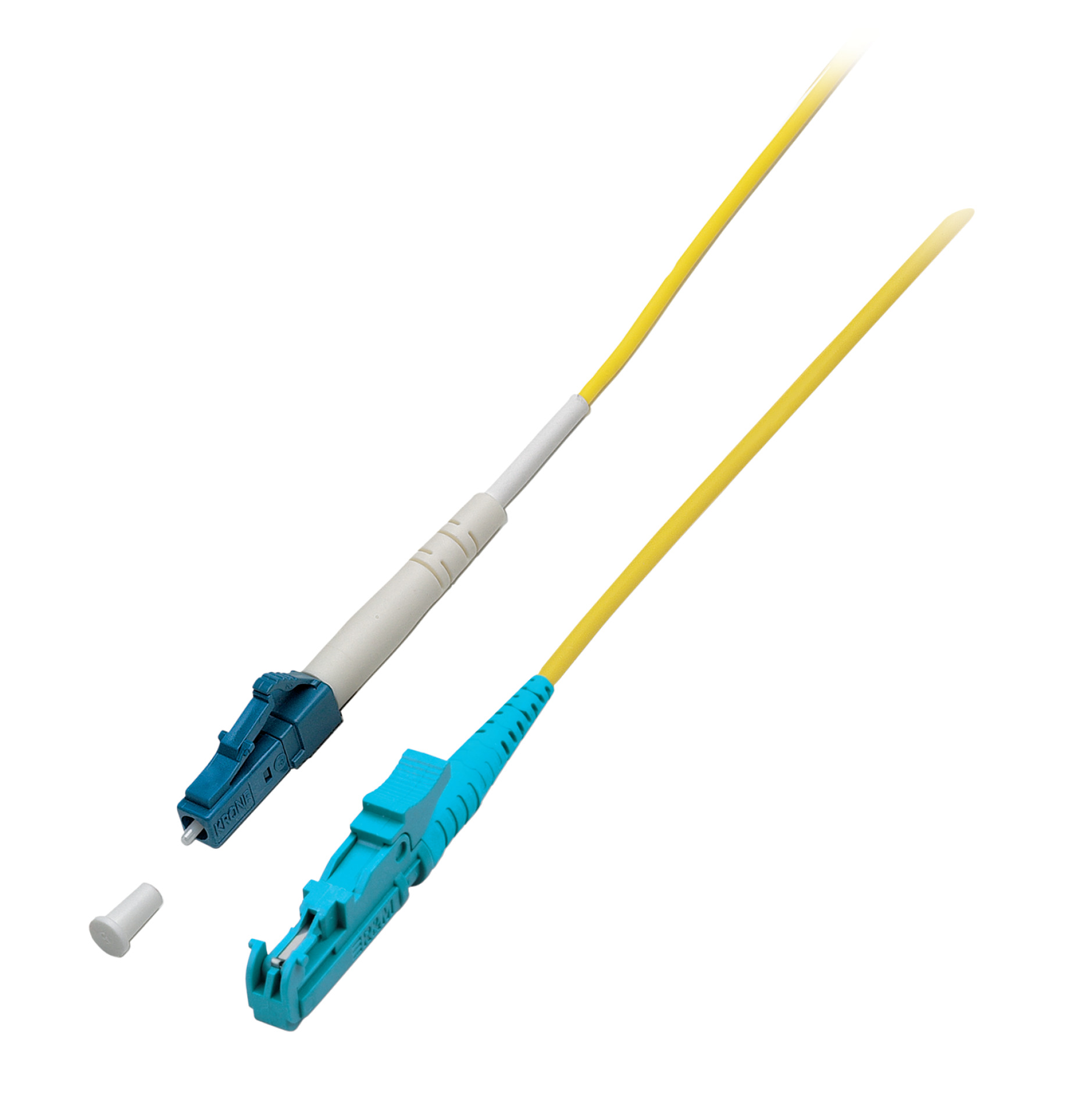 Simplex LWL Patchkabel E2000®-LC OS2 1m 3,0mm Gelb 9/125µm