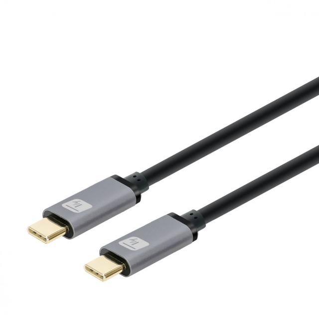 USB3.2 Gen.2 Kabel Stecker Typ-C - Stecker USB Typ-C Schwarz 1 m