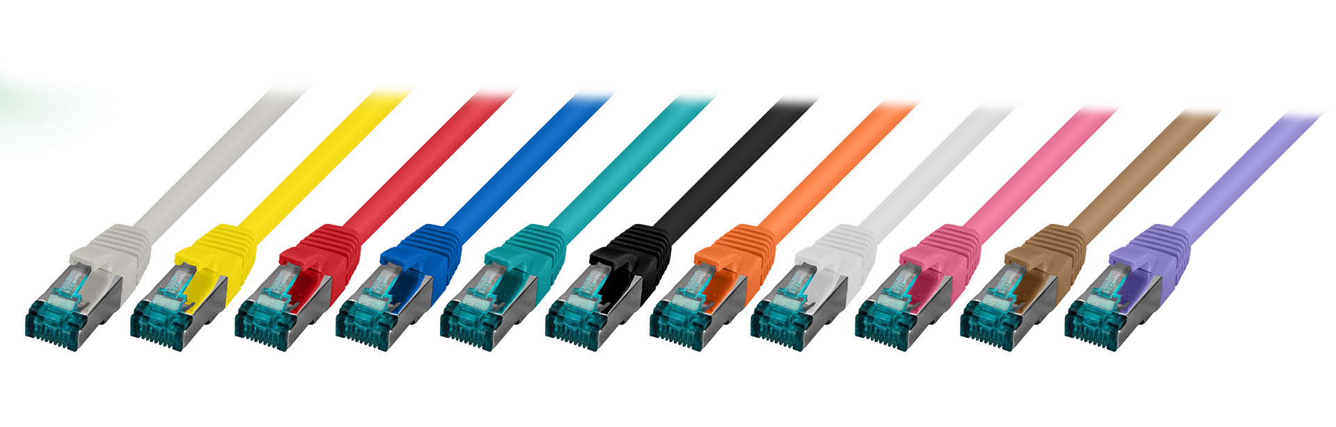 RJ45 Patchkabel S/FTP, Cat.6A, LSZH, 0,15m, blau