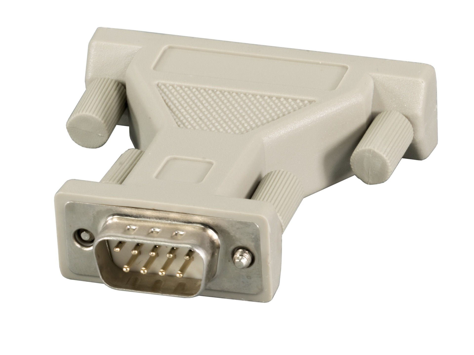 Adapter, Dsub 9 auf DSub 25, St.-Bu., beige