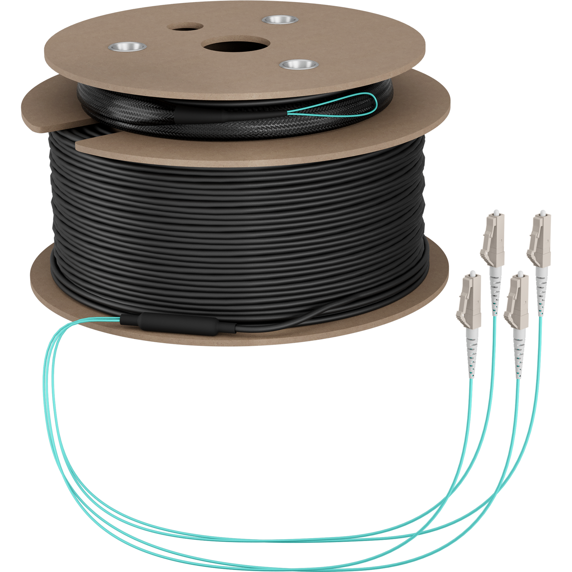 Trunkkabel U-DQ(ZN)BH OM3 4G (1x4) LC-LC,110m Dca LSZH