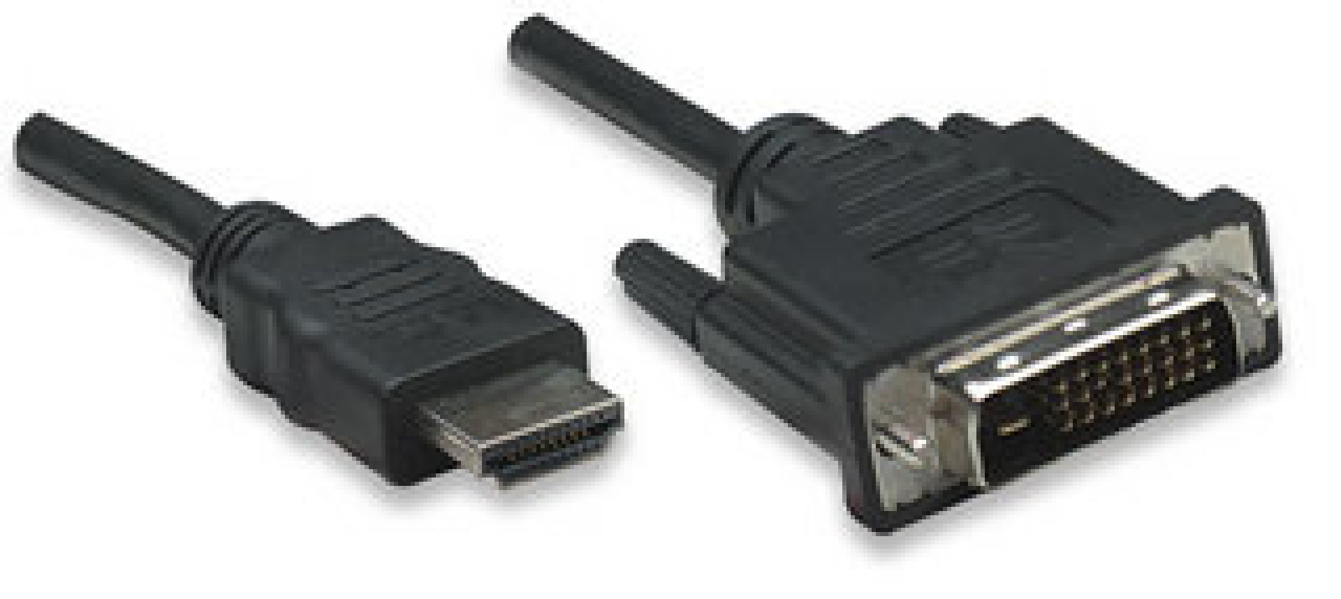 HDMI zu DVI-D Anschlusskabel, schwarz, 3 m