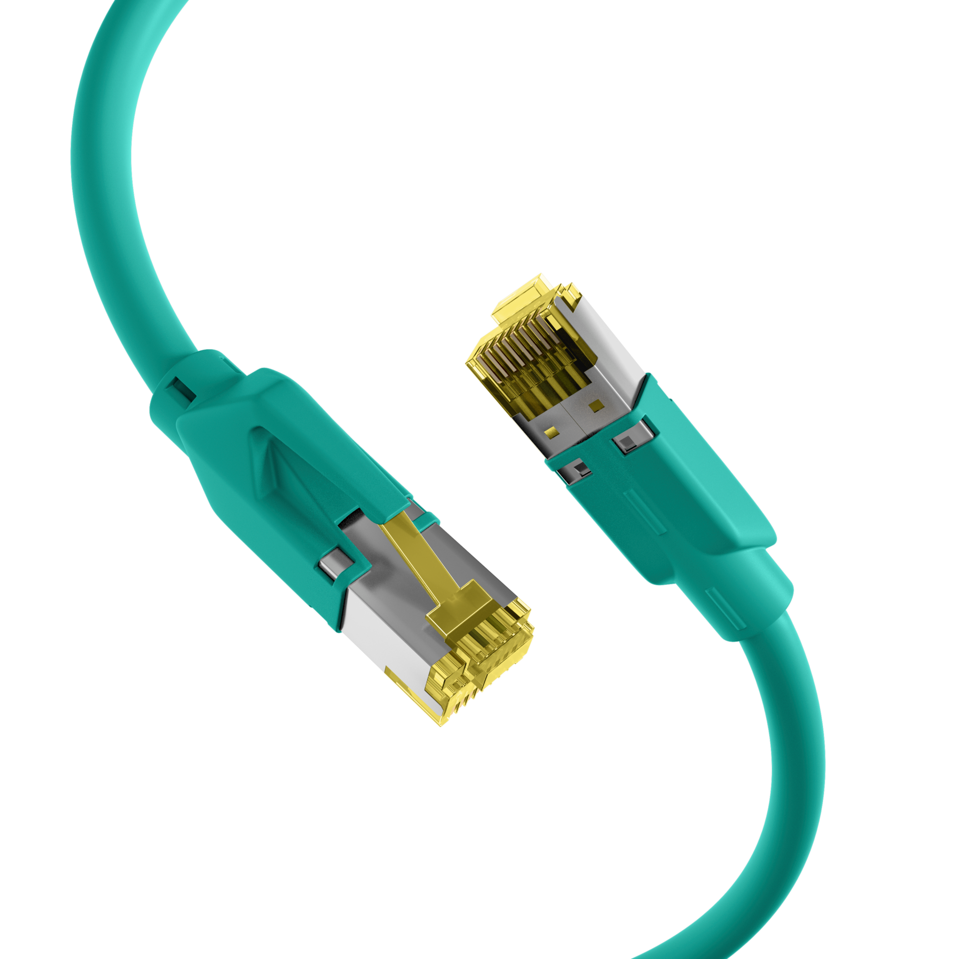 RJ45 Patchkabel Cat.6A S/FTP LSZH  Dätwyler 7702 TM31 grün 1m