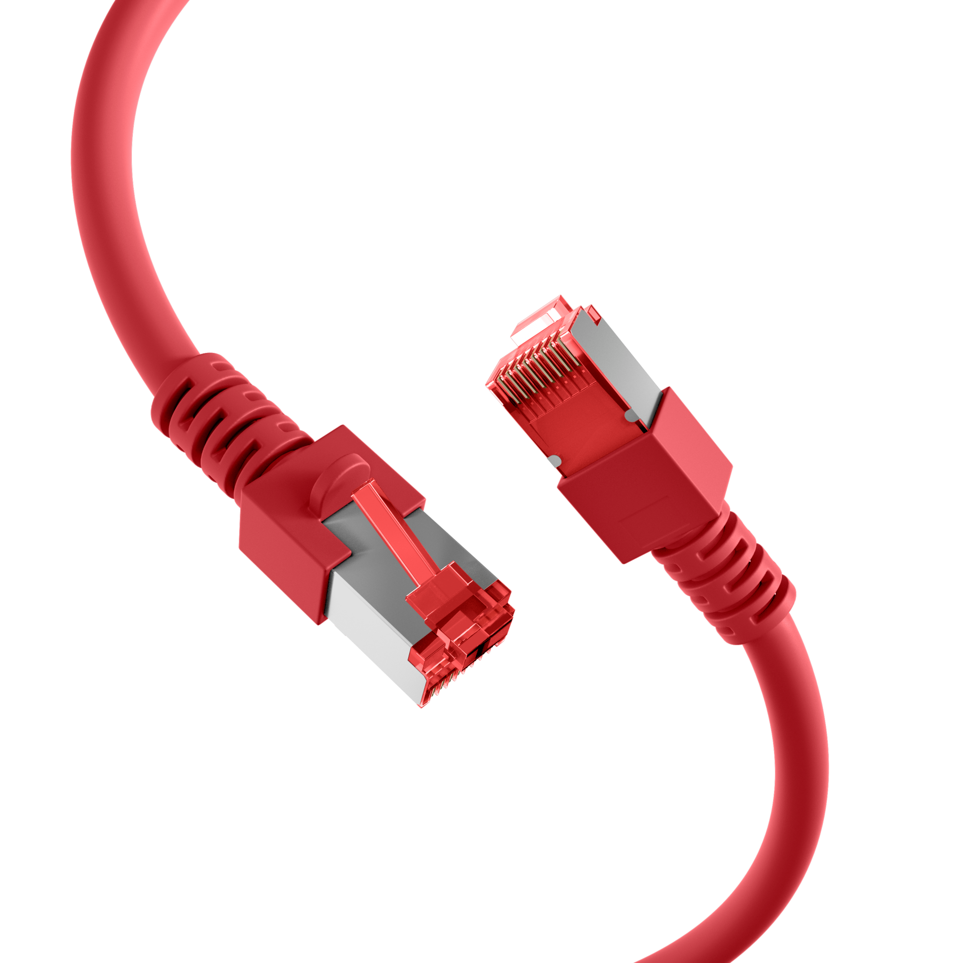 RJ45 Patchkabel Cat.6 S/FTP LSZH  rot 15m