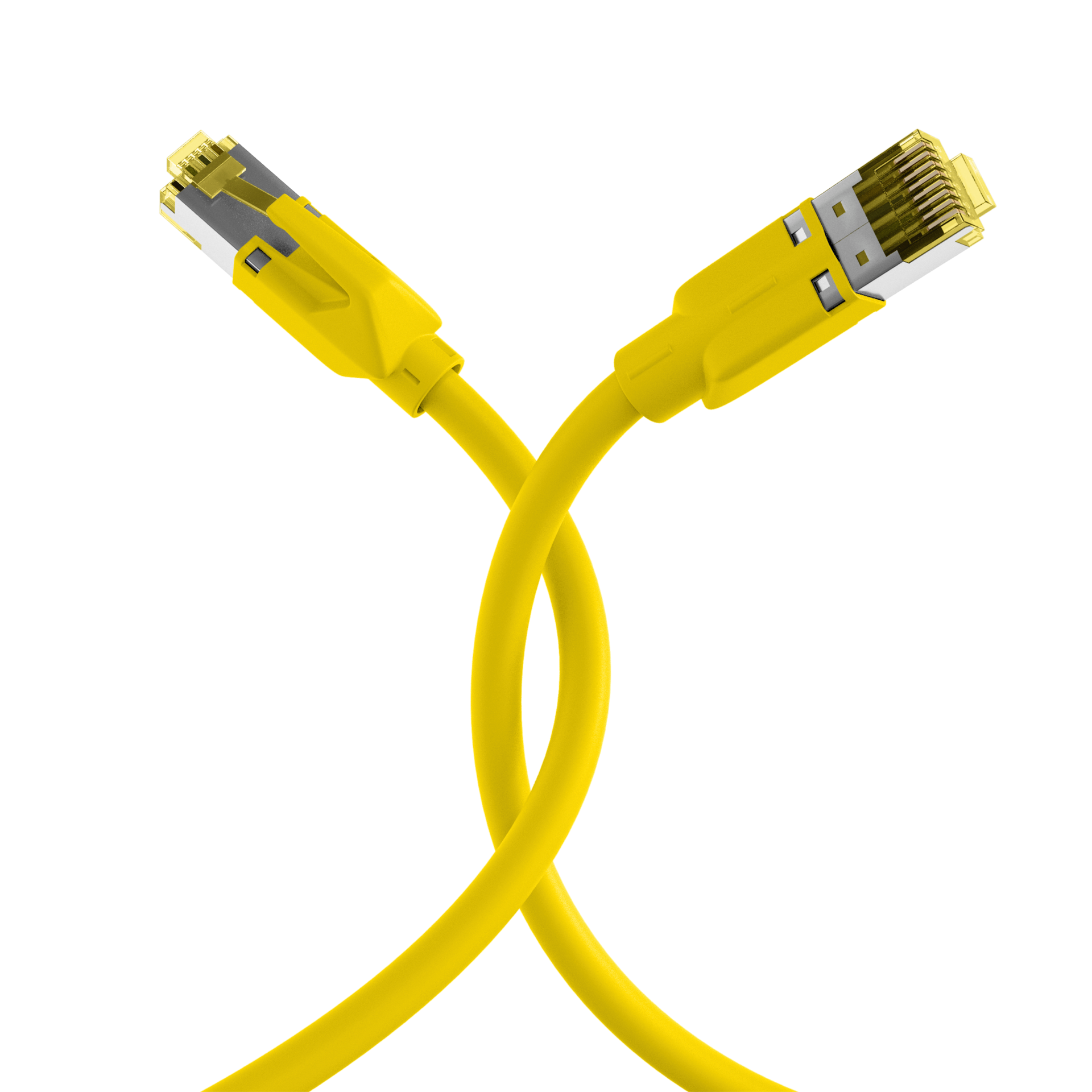 RJ45 Patch Cord Cat.6A S/FTP LSZH Draka UC900 TM31 yellow 1,5m