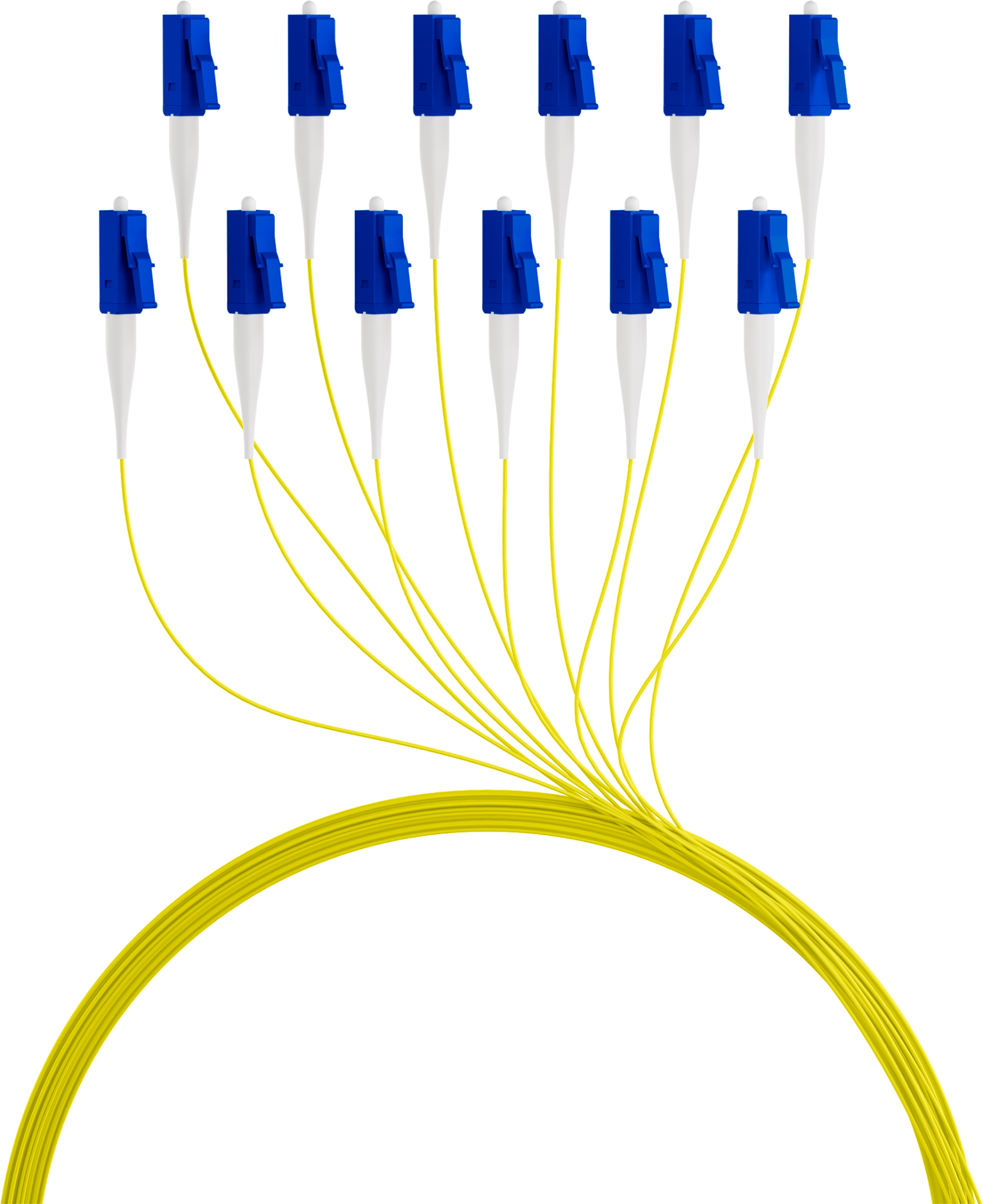 Faserpigtail LC OS2 G657A2-Gelb 2m - 1 Stück