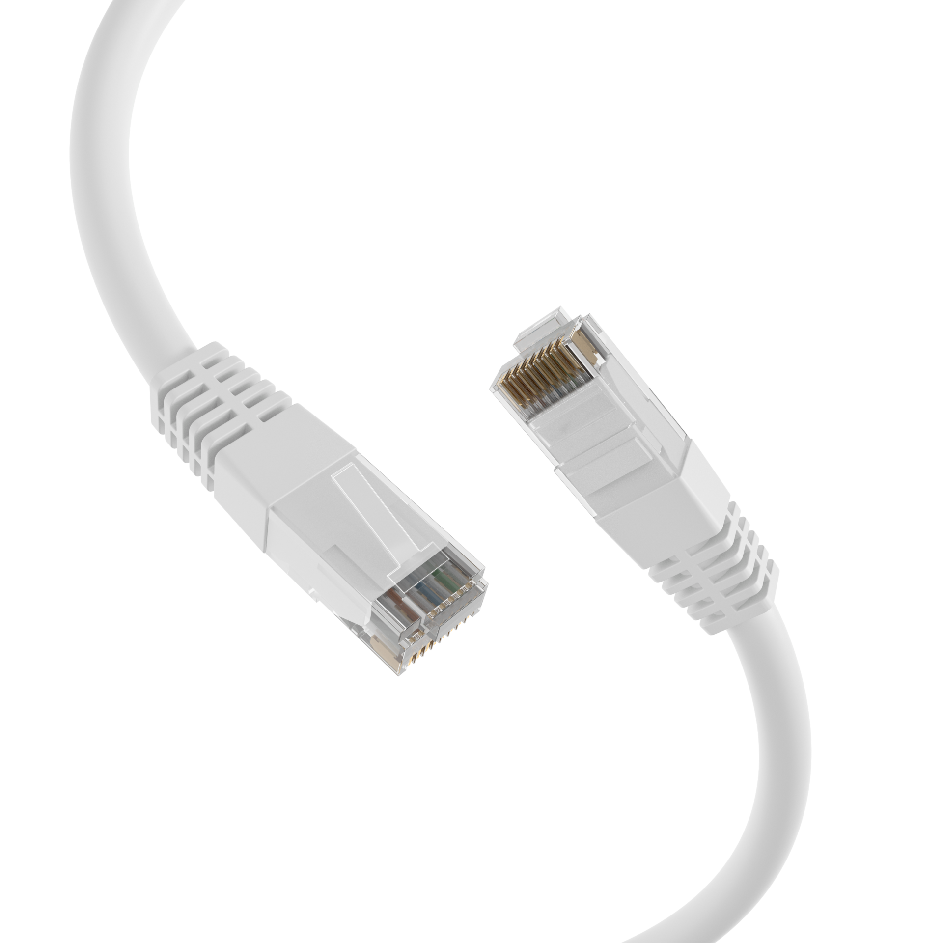 RJ45 Patch Cord Cat.6 U/UTP PVC CCA white 7,5m