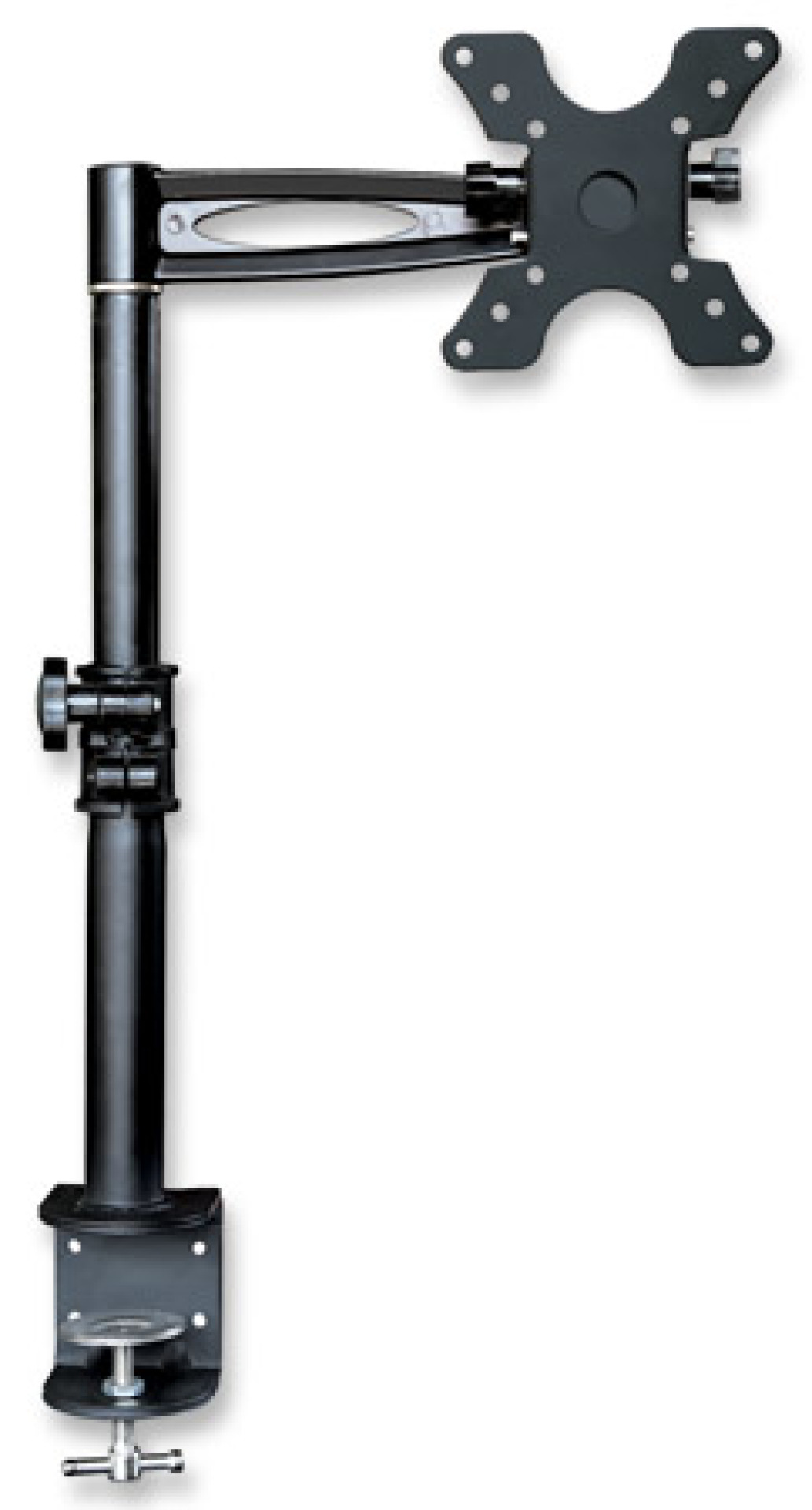 Schreibtischhalterung für LCD TV LED 13"-27", Mittelarm neigbar, mit Klemme