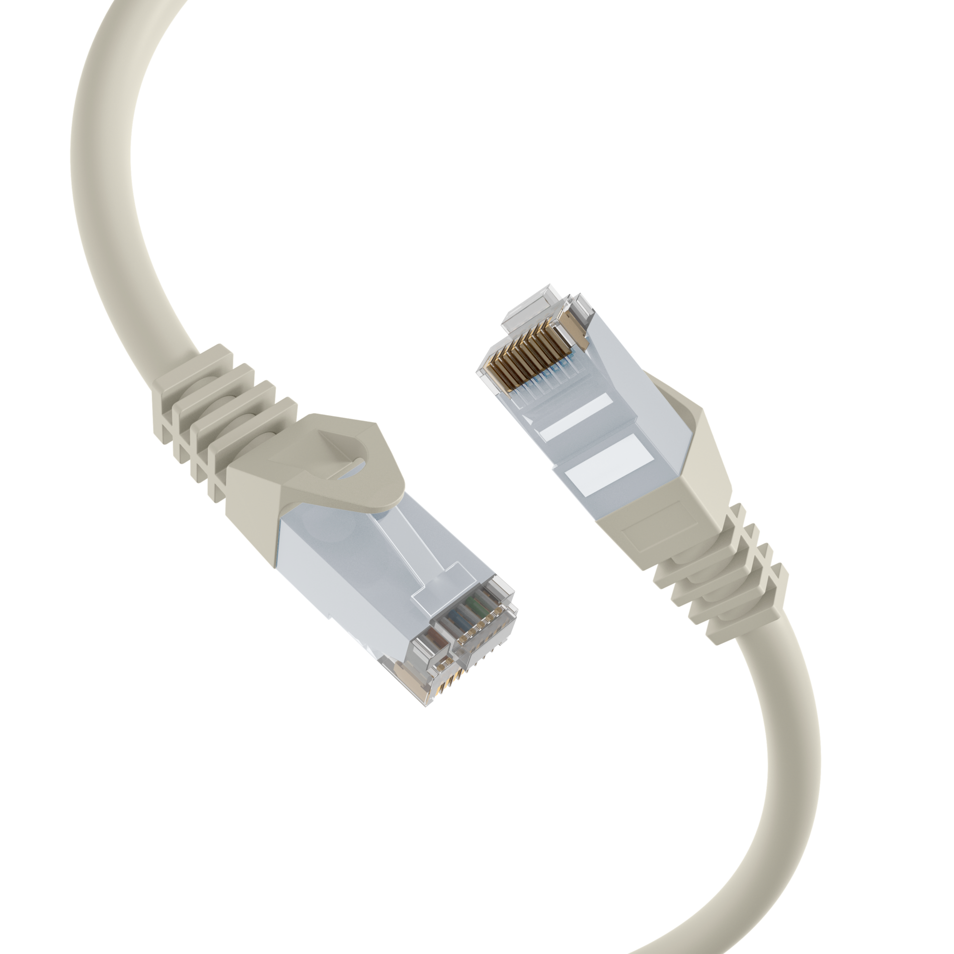 RJ45 Patch Cord Cat.6 U/UTP LSZH CCA grey 15m