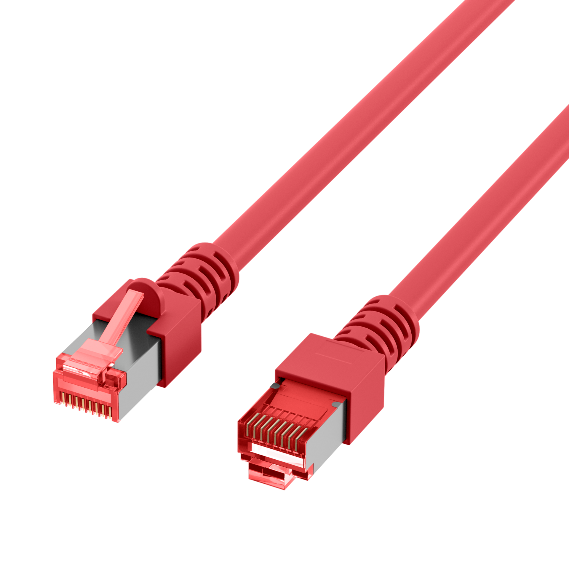 RJ45 Patch Cord Cat.6 S/FTP LSZH red 15m