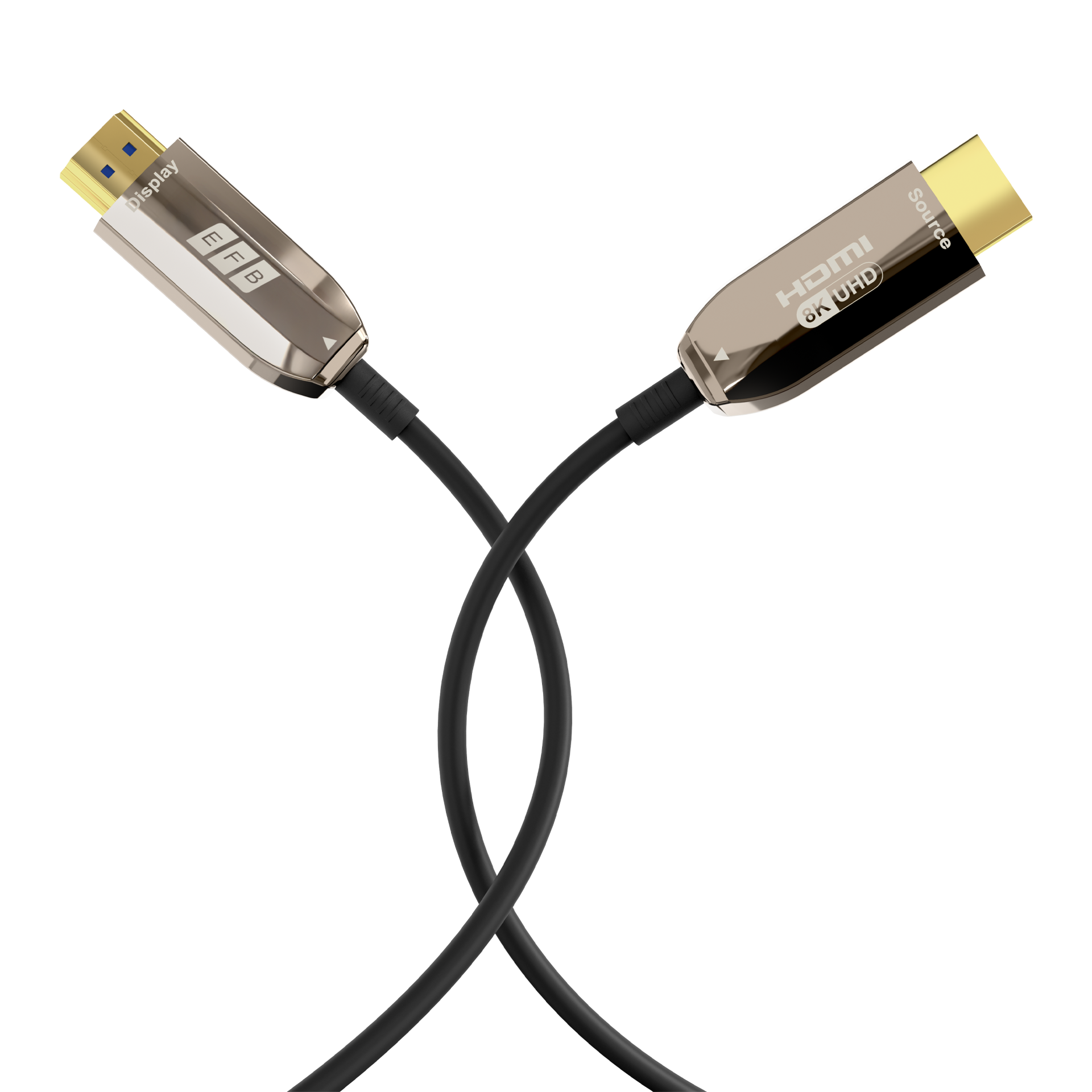 HDMI Glasfaserkabel AOC aktiv 8K60Hz 48 Gbit/s 20m schwarz komp.mit HDMI 2.1/2.0
