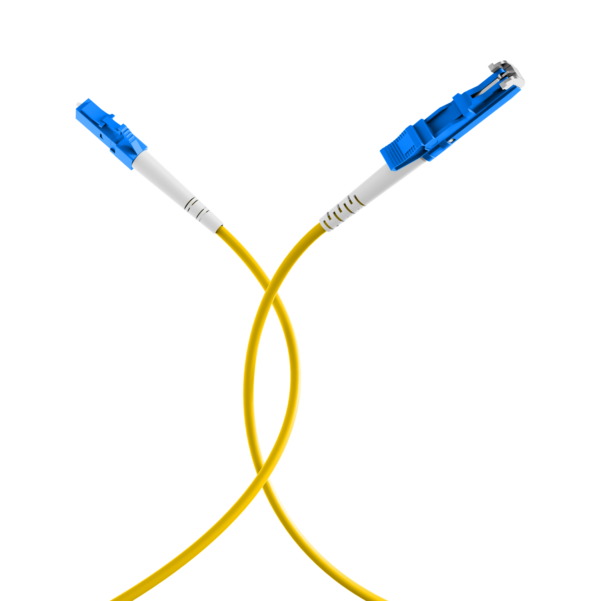 Simplex LWL Patchkabel E2000®-LC OS2 1m 3,0mm Gelb 9/125µm
