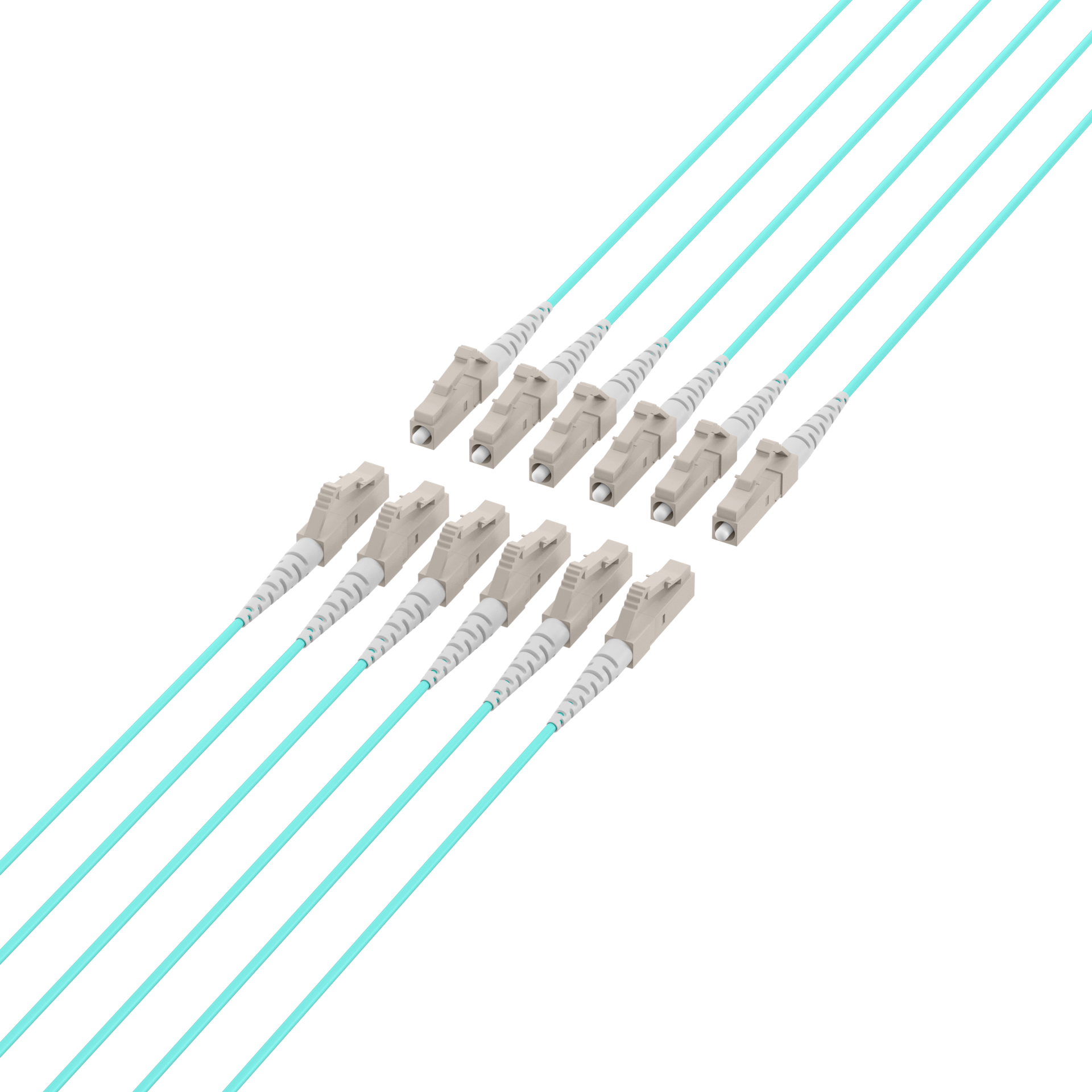 Trunk cable U-DQ(ZN)BH OM3 12G (1x12) LC-LC,40m Dca LSZH