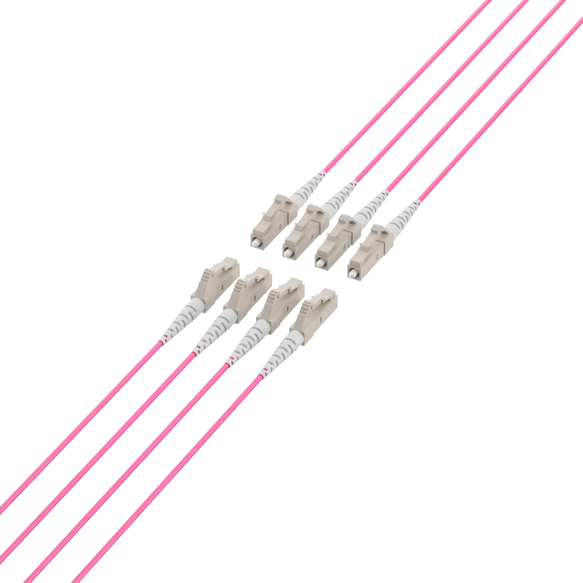 Trunkcable U-DQ(ZN)BH OM4 8G (1x8) LC-LC,60m Dca LSZH