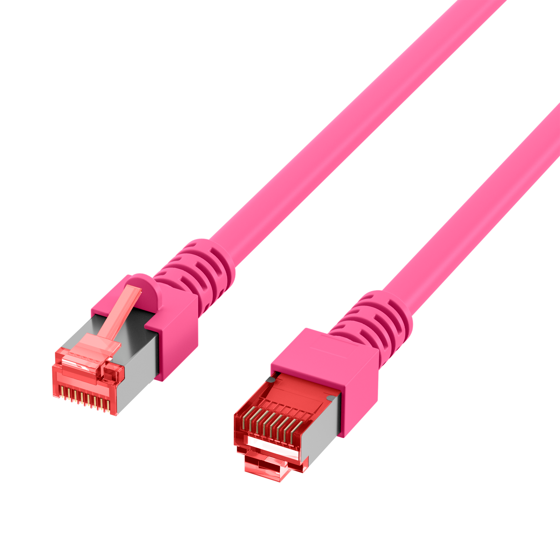 RJ45 Patch Cord Cat.6 S/FTP LSZH magenta 5m