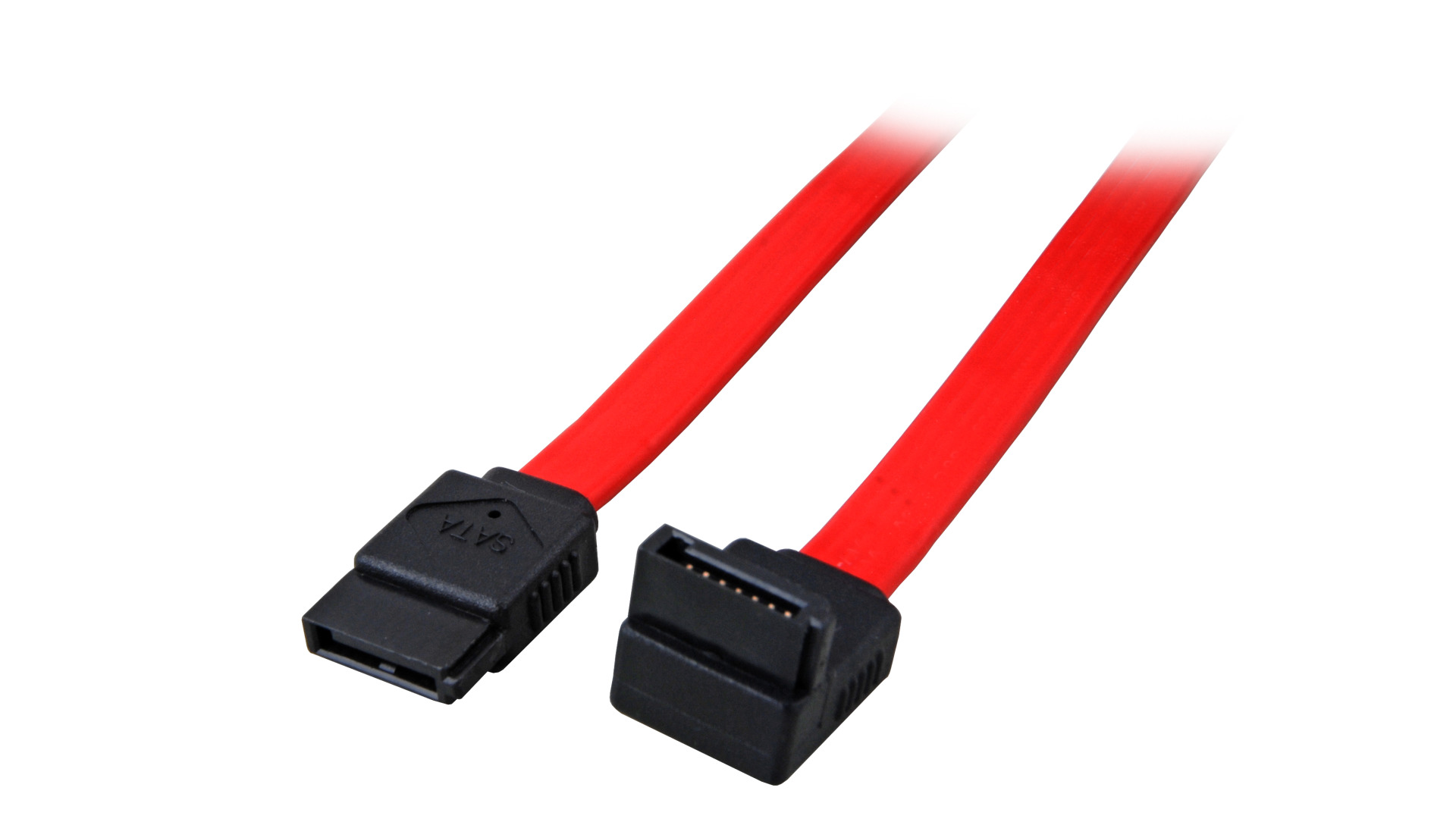SATA Connection Cable, 2x SATA 7 , M-M, 0,5m, red