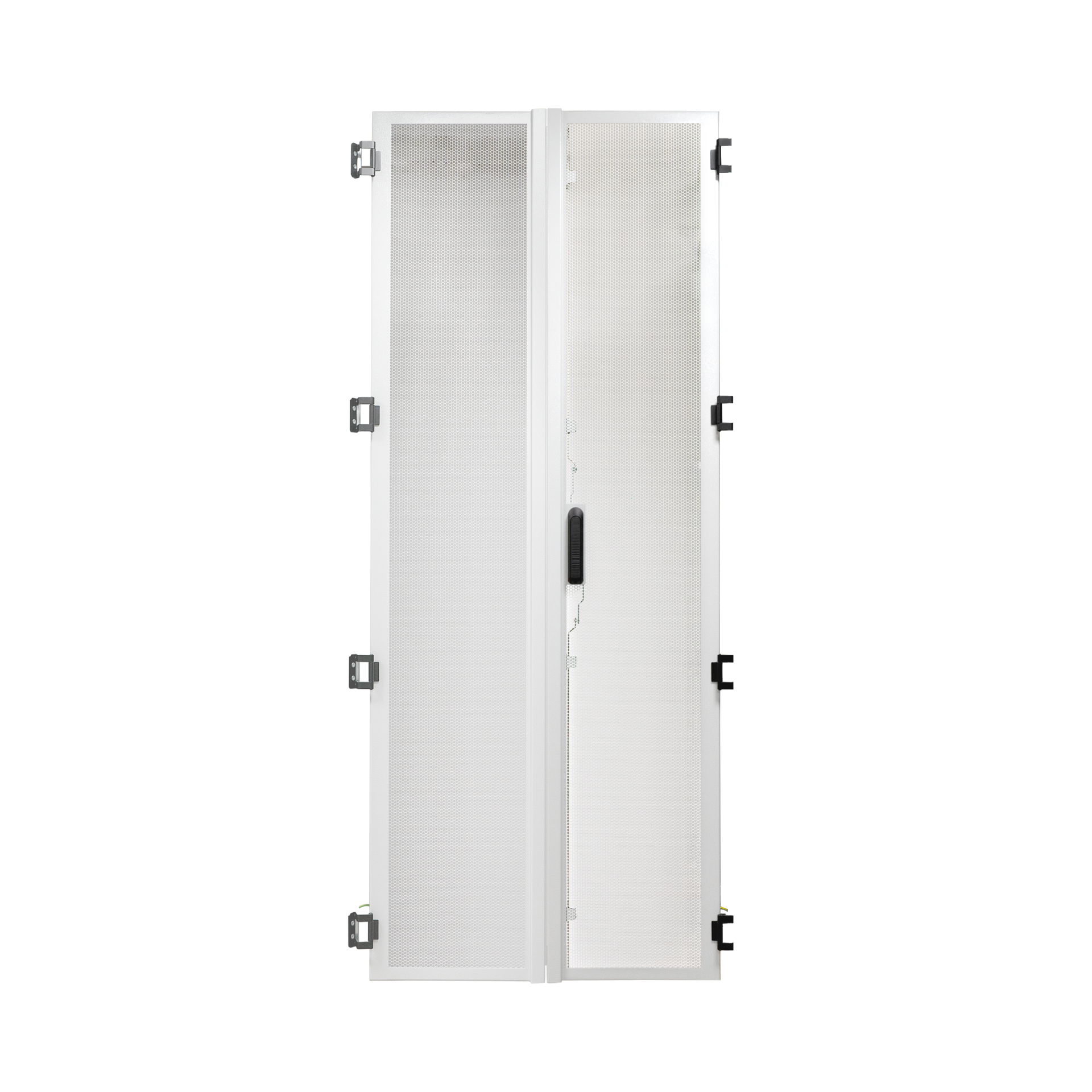 Door for ESV 47HE, W=800, perforated steel, 2-part, RAL7035