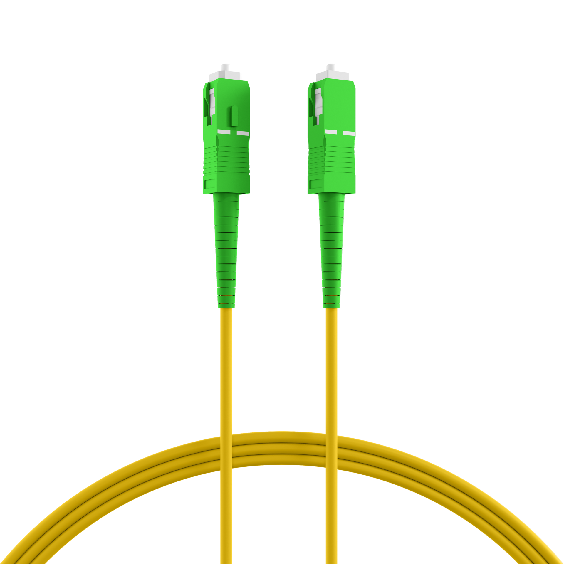 Simplex Patchkabel SC/APC-SC/APC OS2 G657A2 2m LSZH 3mm gelb