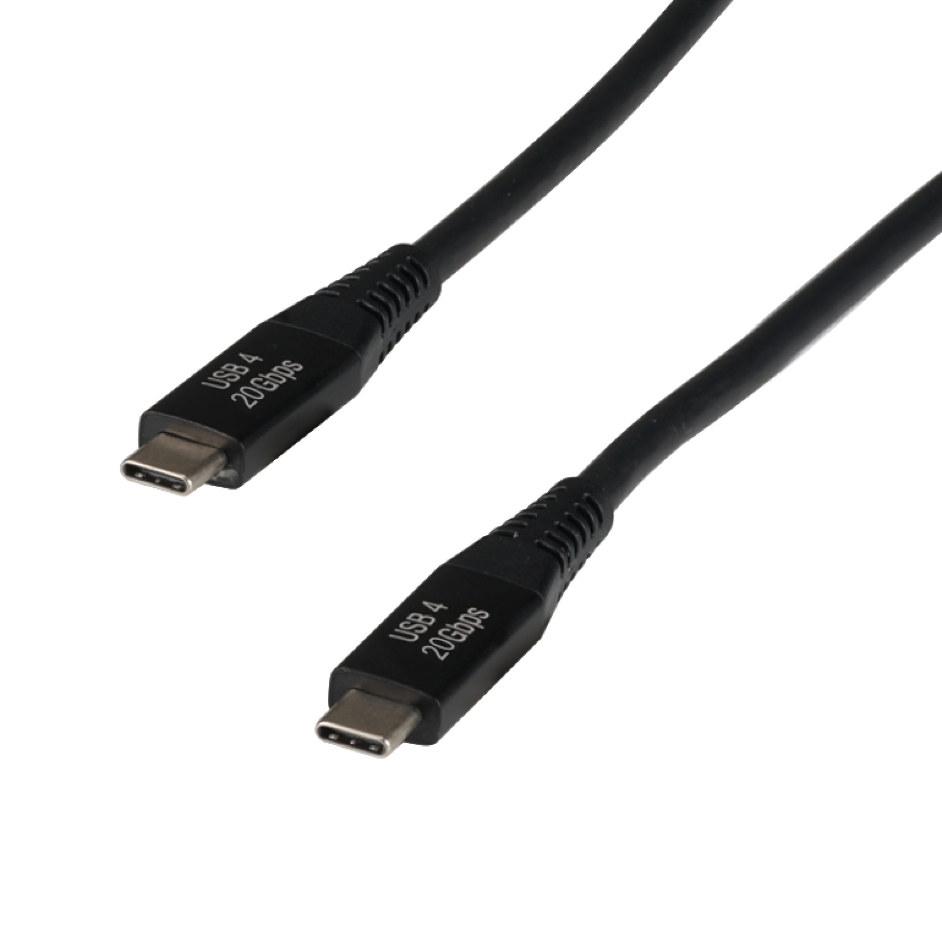 USB4 20Gbit Cable, Type-C m - Type-C m, 4K120Hz, 100W, 2m