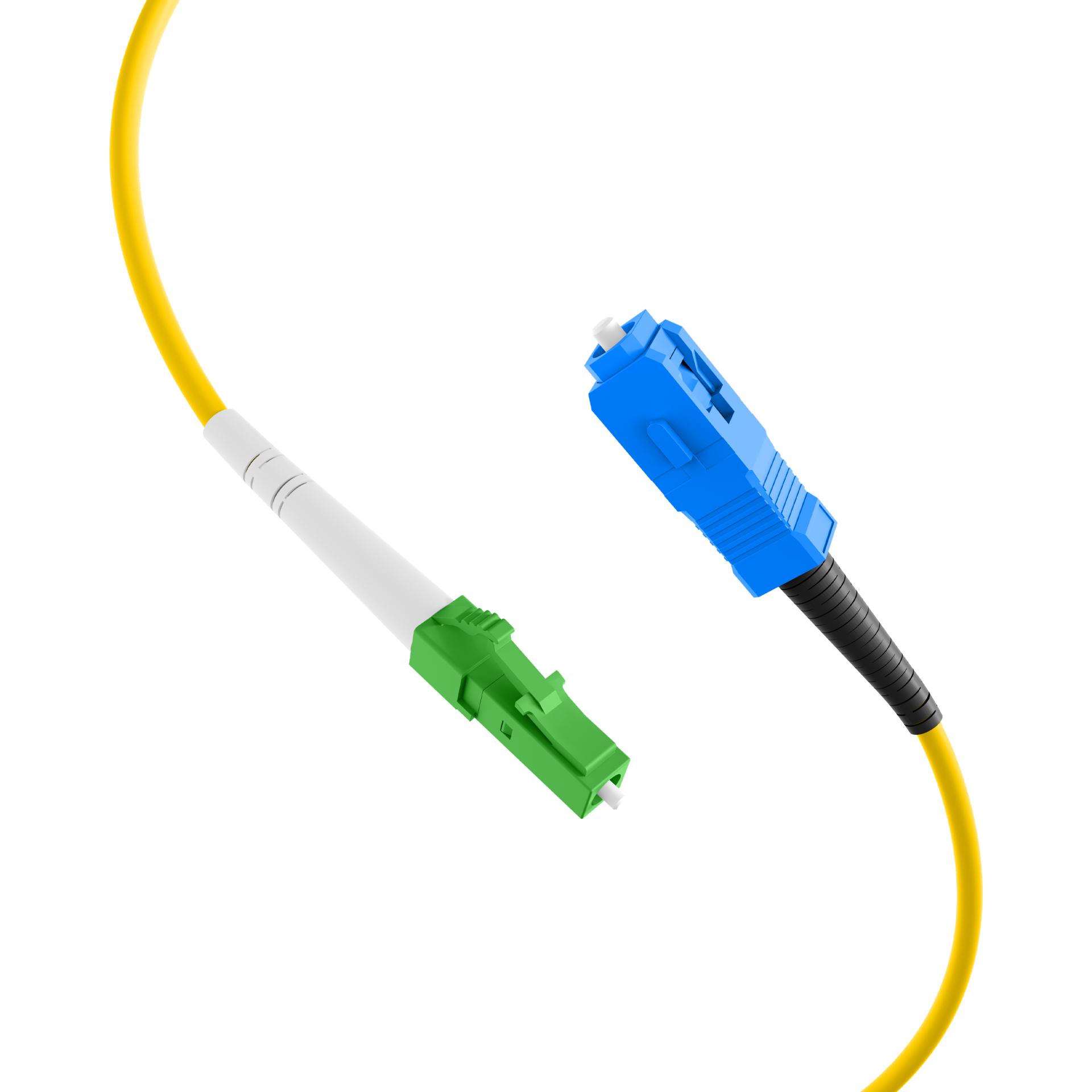 Simplex Patchkabel LC/APC-SC OS2 G657A2 3m LSZH 3mm gelb