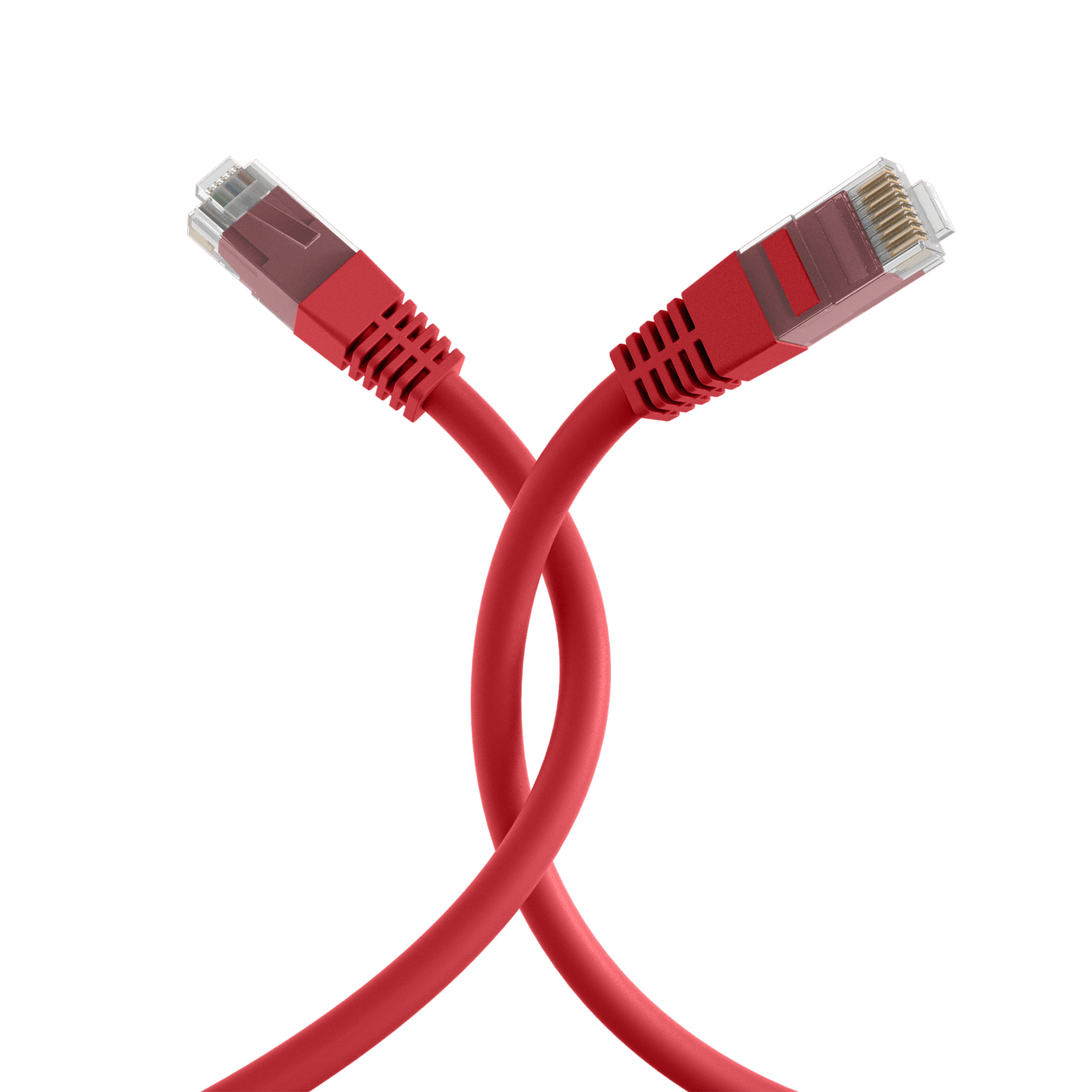 RJ45 Patch Cord Cat.5e U/UTP PVC CCA red 30m