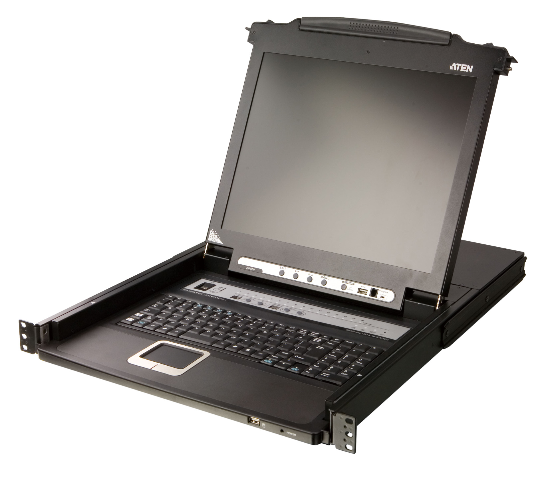 16-Port KVM Switch PS2 + Console 19"/1U with 17"LCD