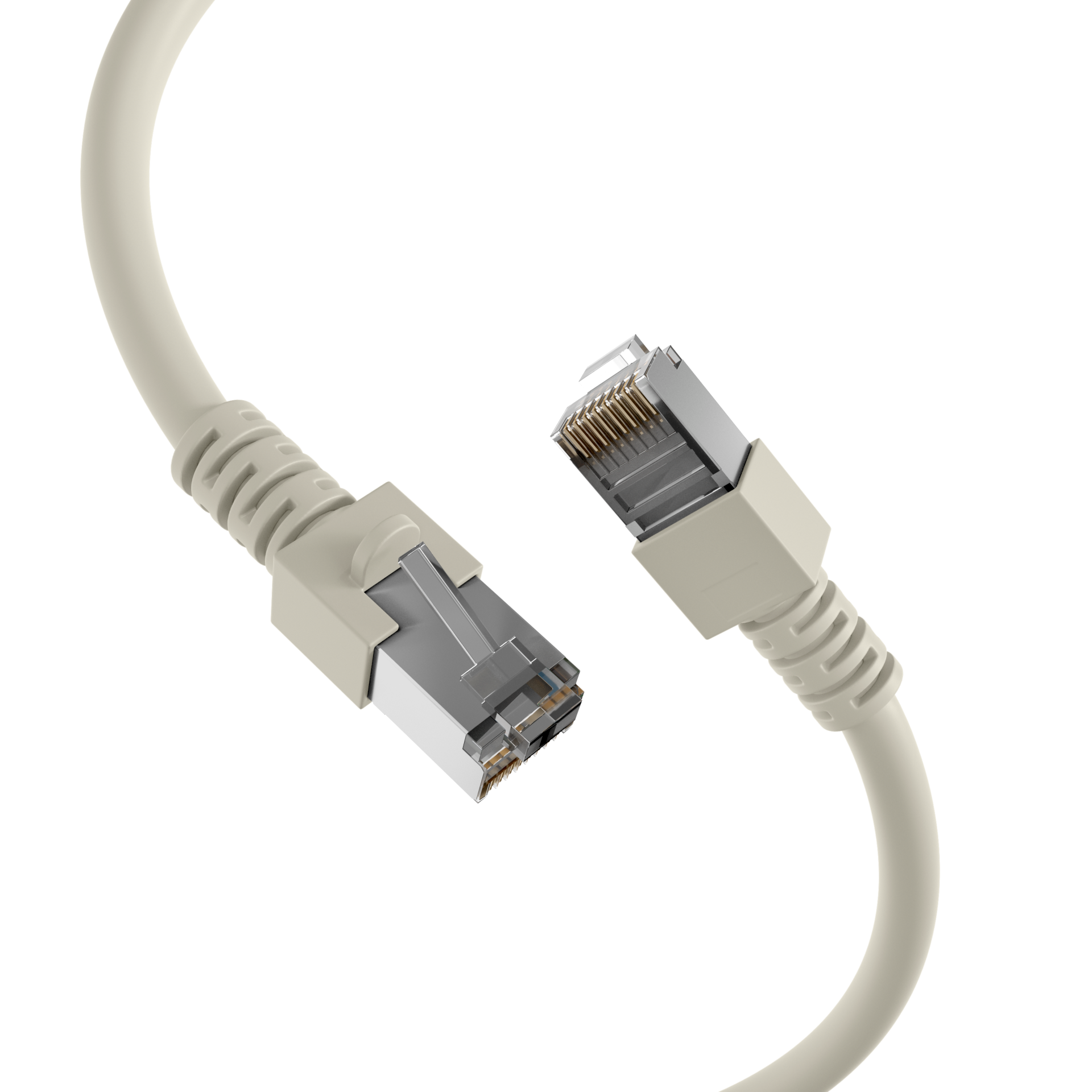 RJ45 Patch Cord Cat.5e SF/UTP PVC CCA grey 20m