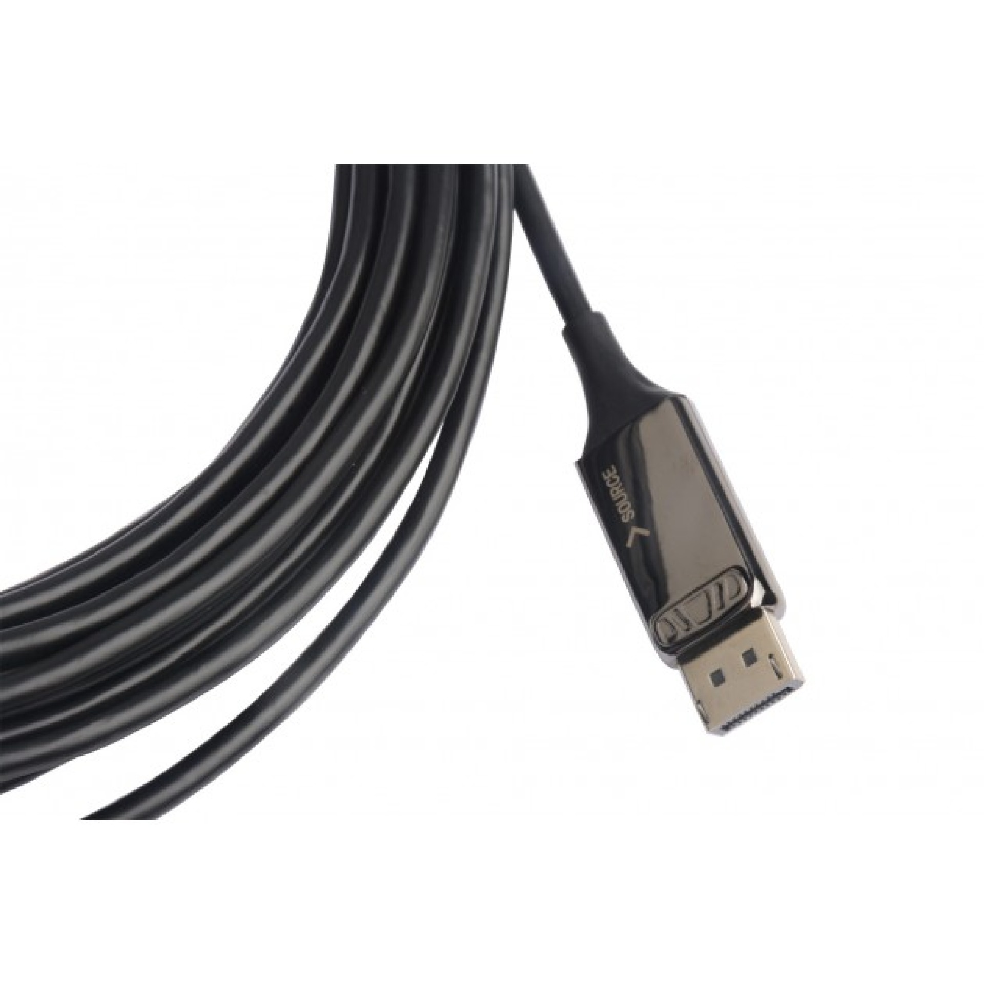 DisplayPort AOC Anschlusskabel 8K, St.-St., 30m, schwarz