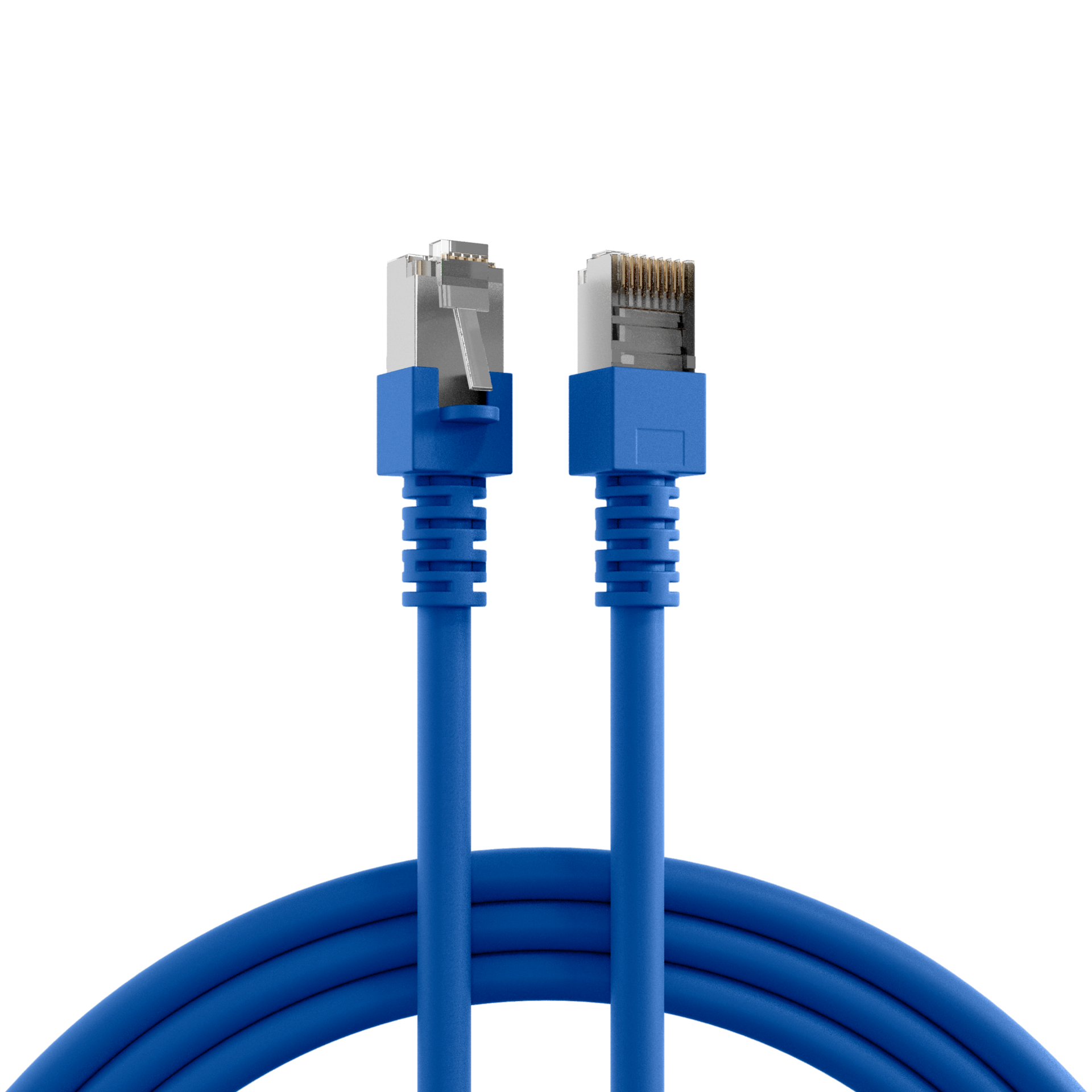 RJ45 Patch Cord Cat.5e SF/UTP PVC CCA blue 5m