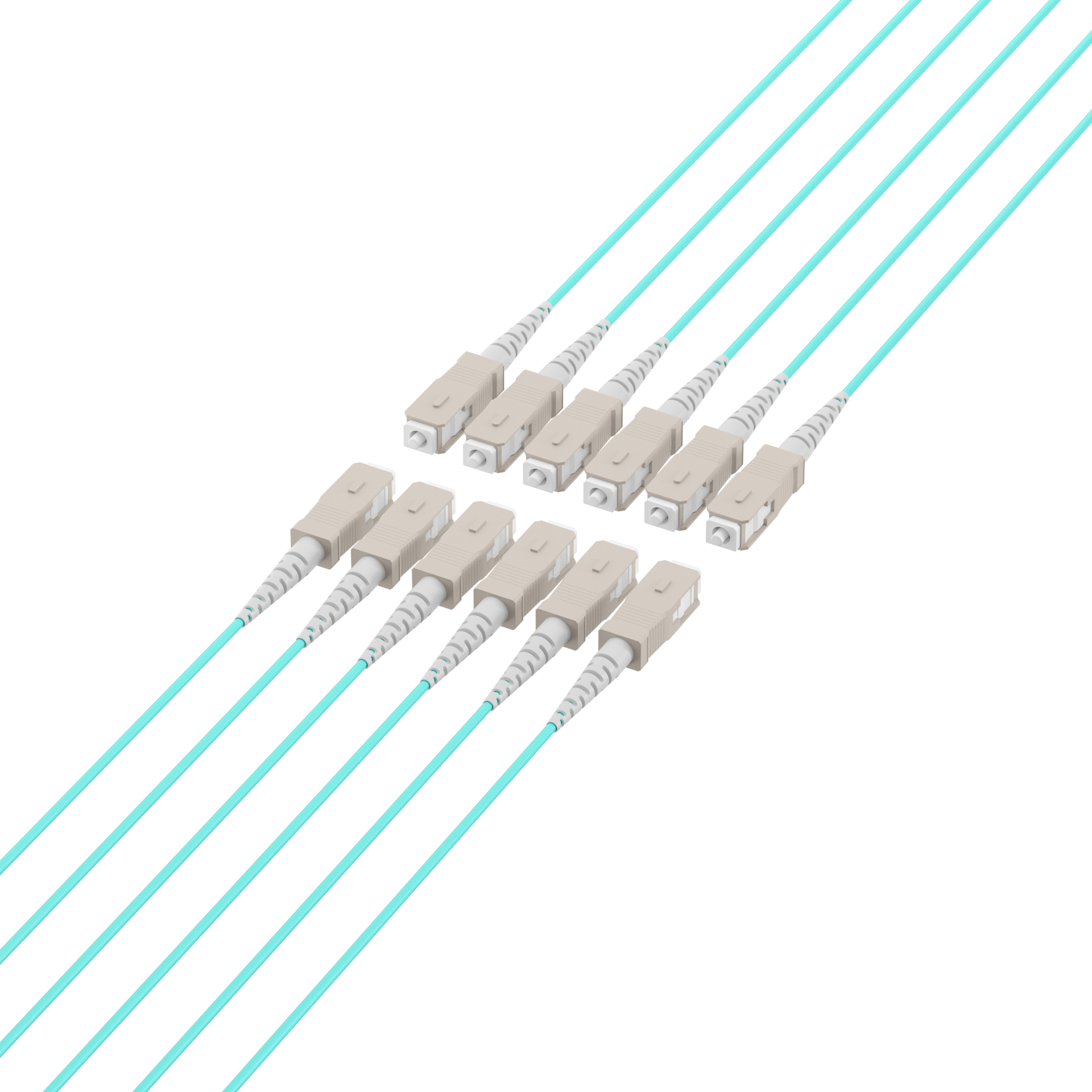 Trunk cable U-DQ(ZN)BH OM3 12G (1x12) SC-SC,80m Dca LSZH