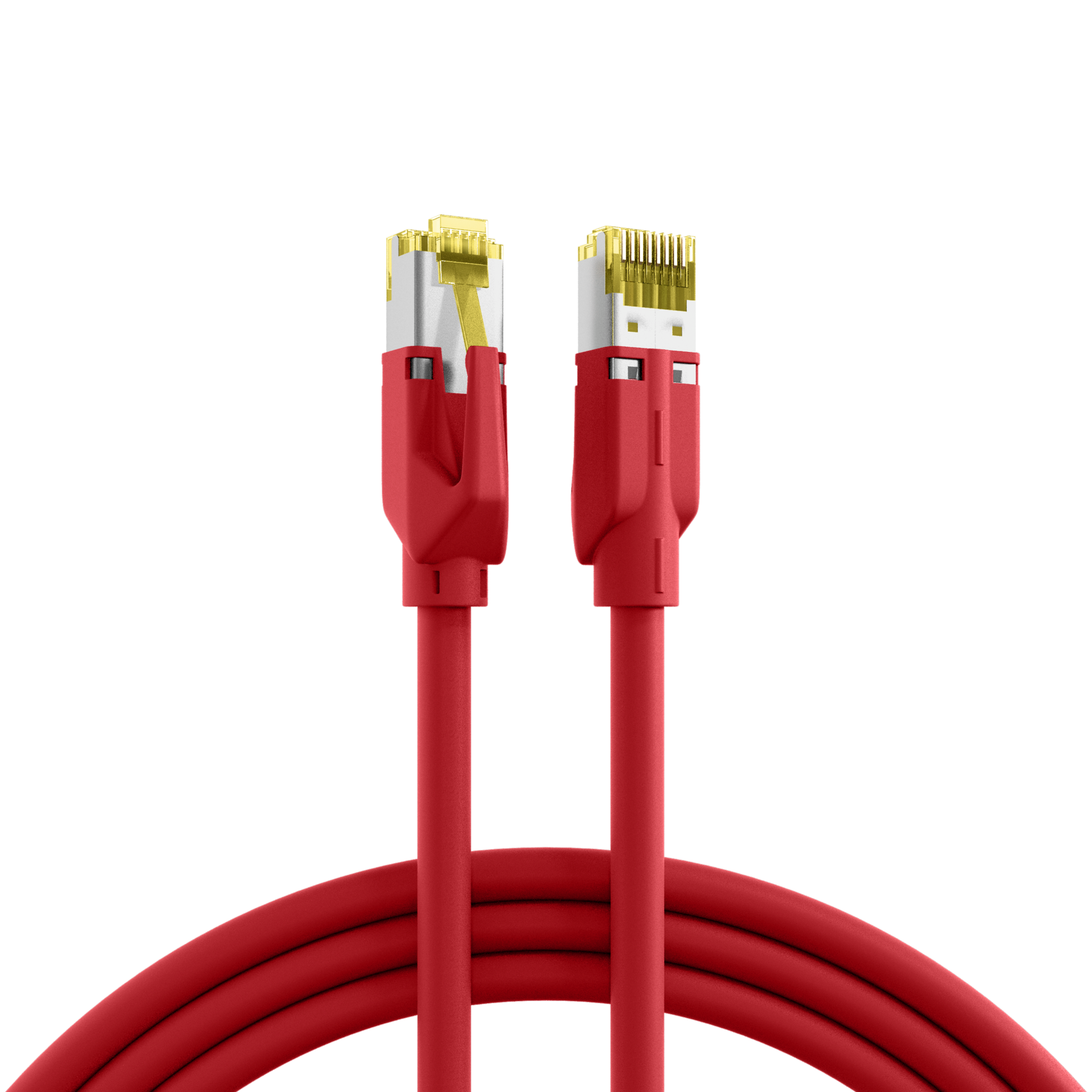 RJ45 Patch Cord Cat.6A S/FTP LSZH Draka UC900 TM31 red 25m