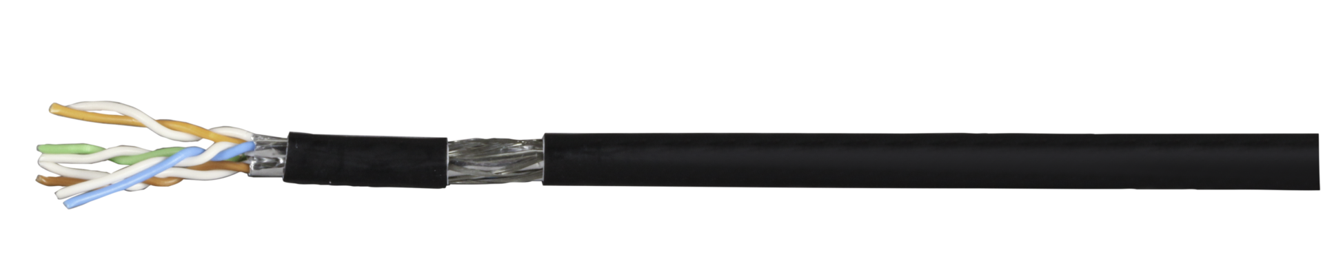 Patchkabel Cat.7 PiMF UC900MHz FLEX, SS26 4P FRNC-B, schwarz
